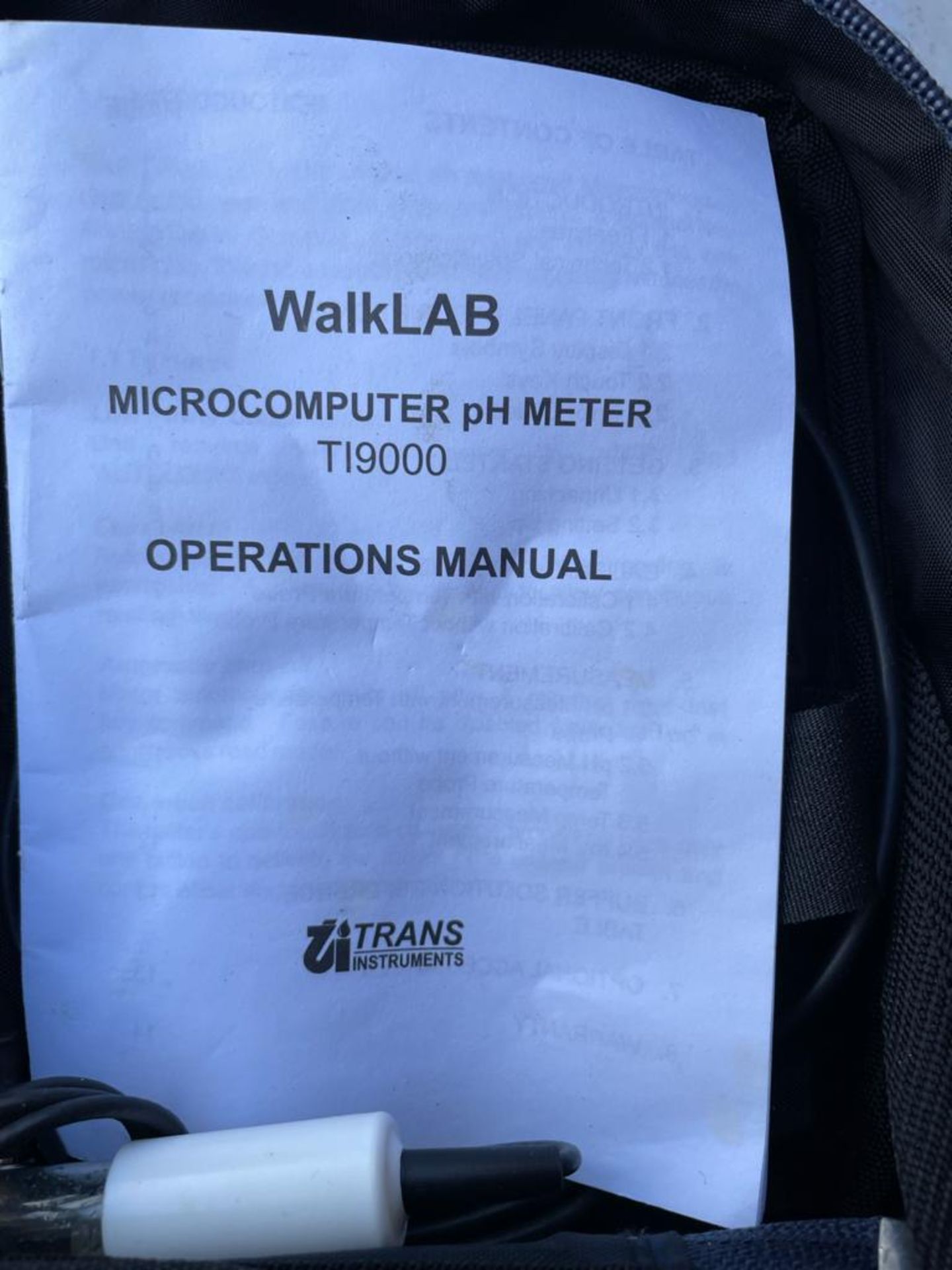 1 x WalkLAB Microcomputer pH Meter - Model TI9000 - CL667 - Location: Brighton, Sussex, - Image 2 of 2