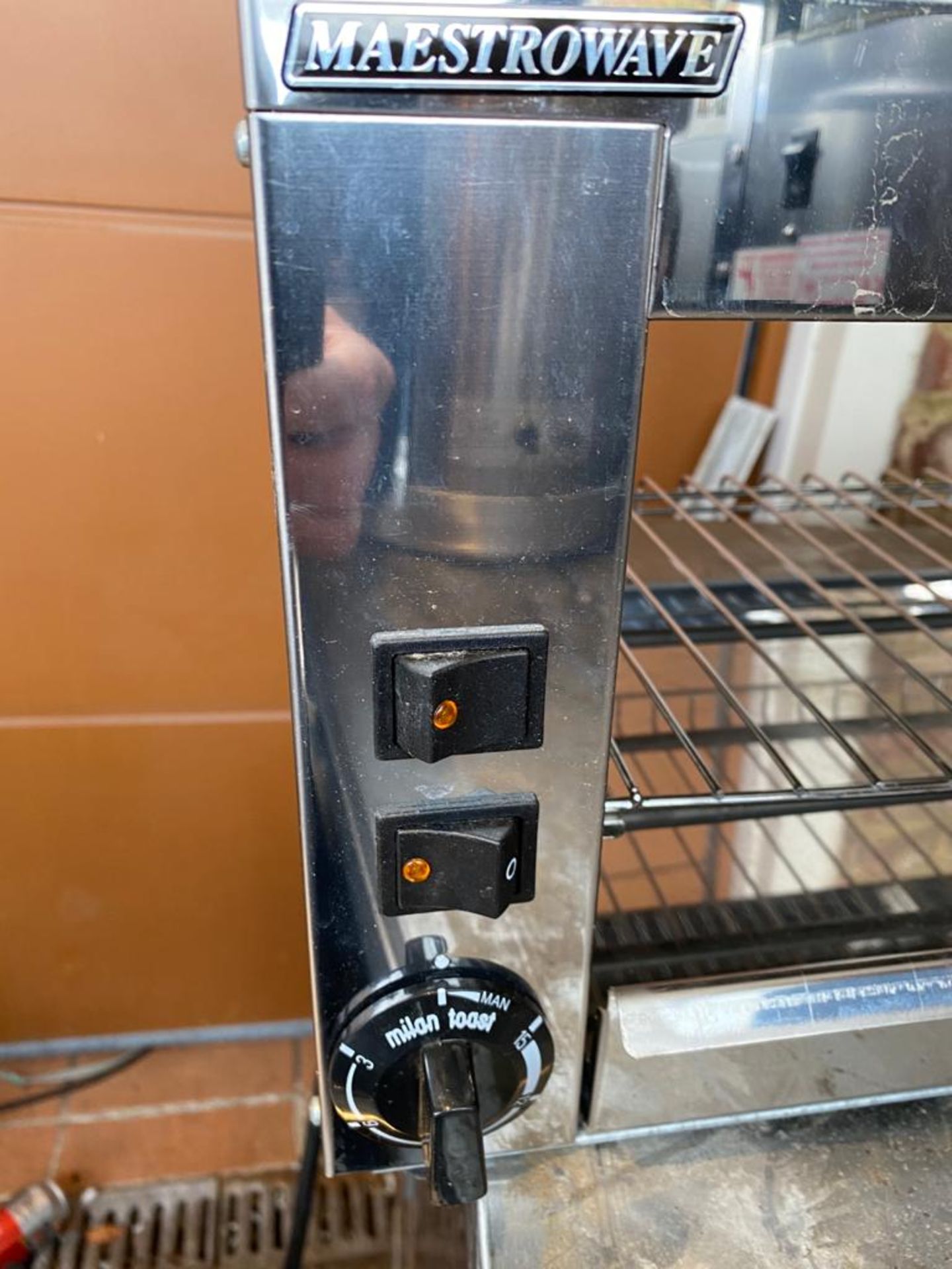1 x Maestrowave Milan Toaster With Stainless Steel Finish - CL667 - Location: Brighton, Sussex, - Image 2 of 3