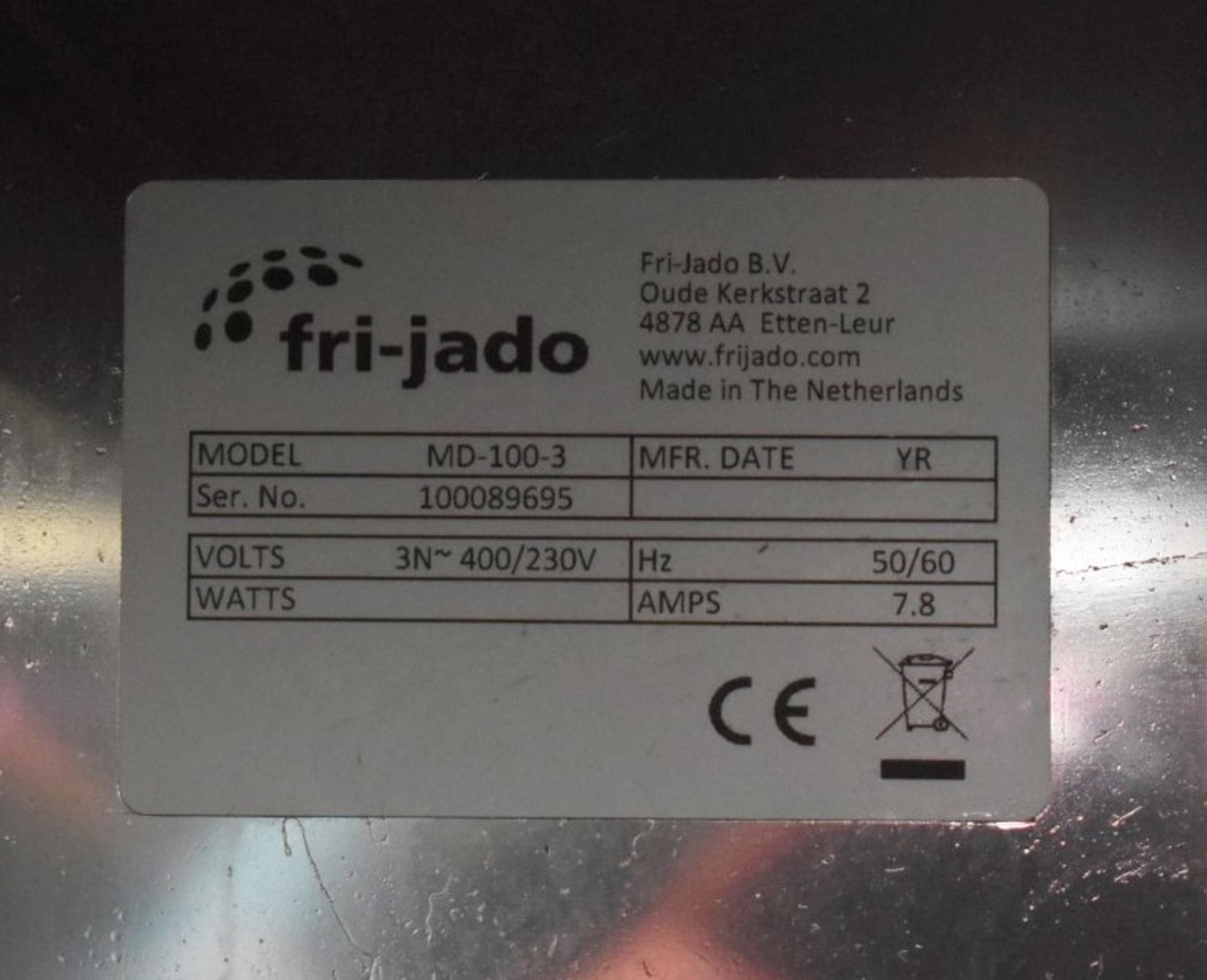 1 x Frijado Multi Deck 100 3 Level Heated Grab and Go Display Warmer - 400v 3 Phase - 100 cms Width - Image 6 of 6