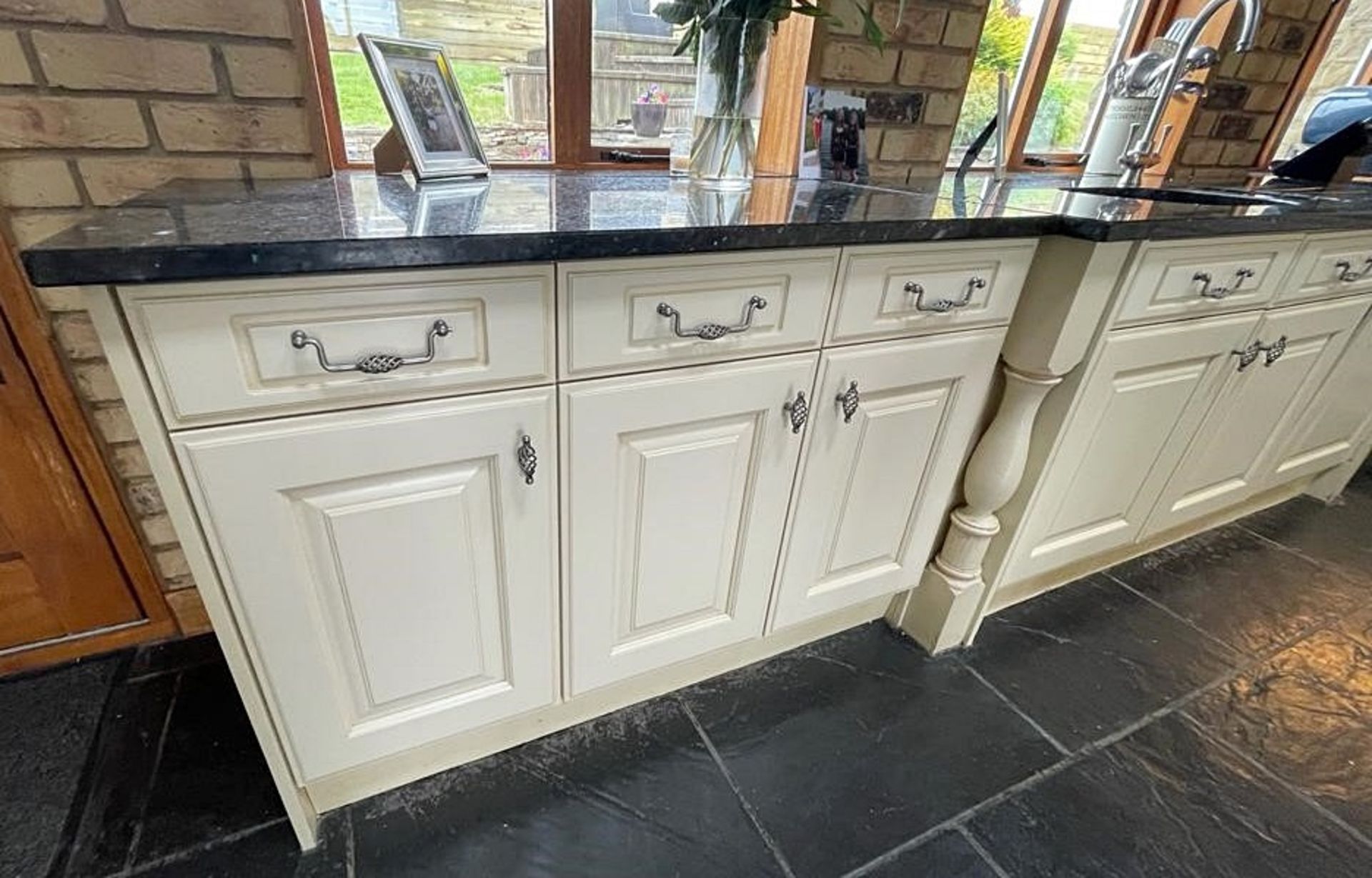 1 x Solid Wood Hand Painted Fitted Kitchen With Contemporary Island and Granite Worktops - NO VAT ON - Image 82 of 83