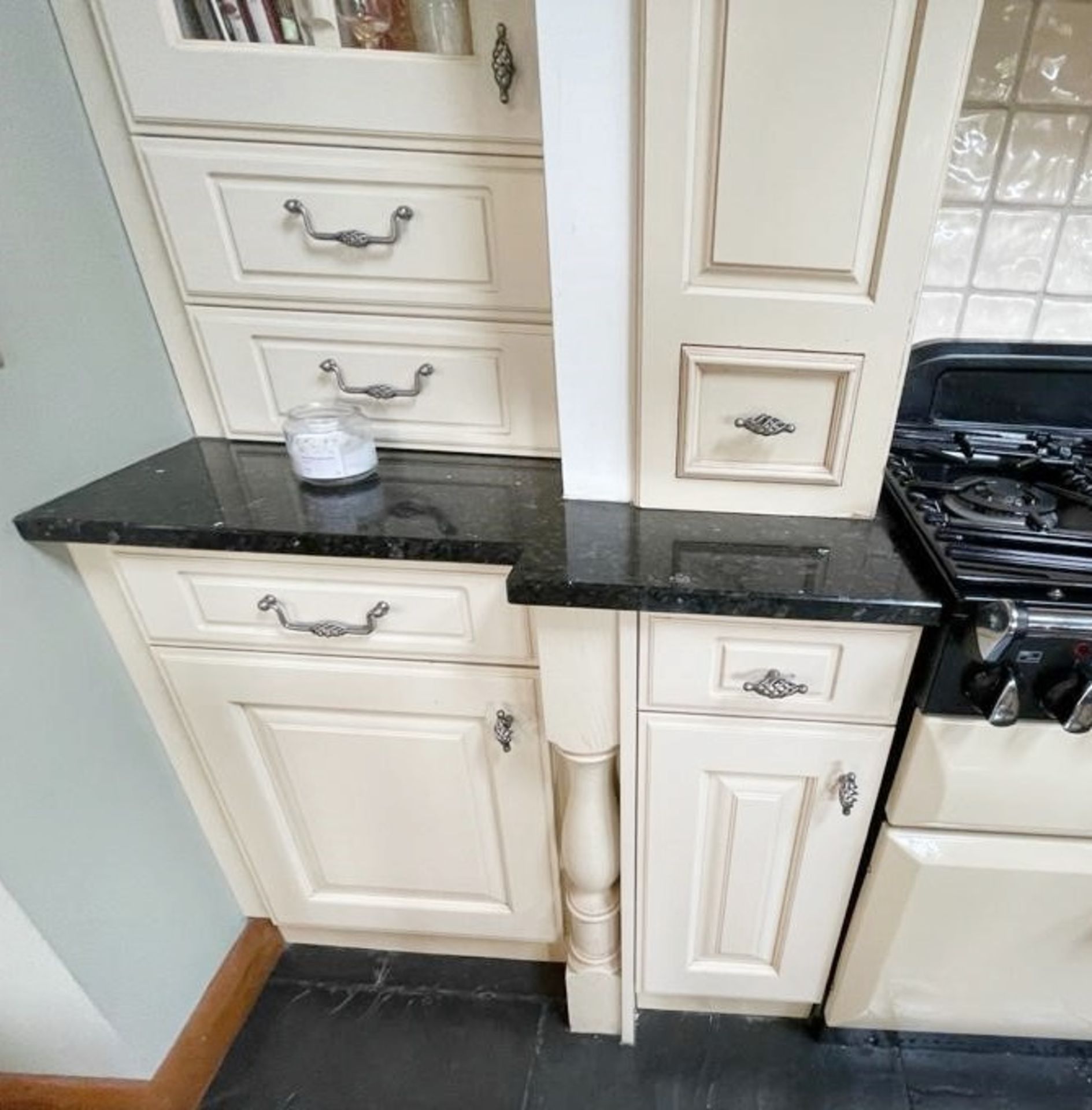 1 x Solid Wood Hand Painted Fitted Kitchen With Contemporary Island and Granite Worktops - NO VAT ON - Image 17 of 83