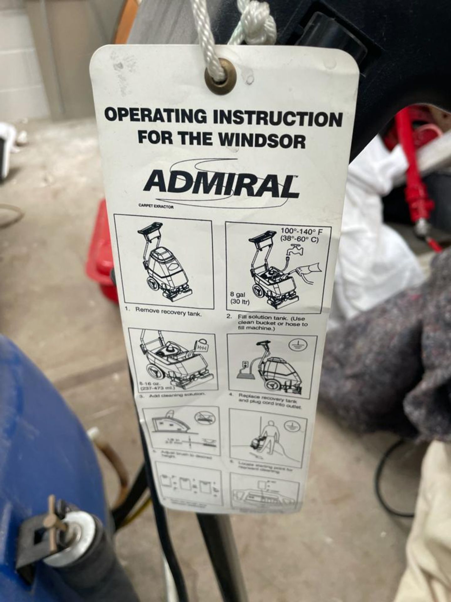 1 x Admiral Floor Cleaner - CL667 - Location: Brighton, Sussex, BN26Collections:This item is to be - Image 4 of 4