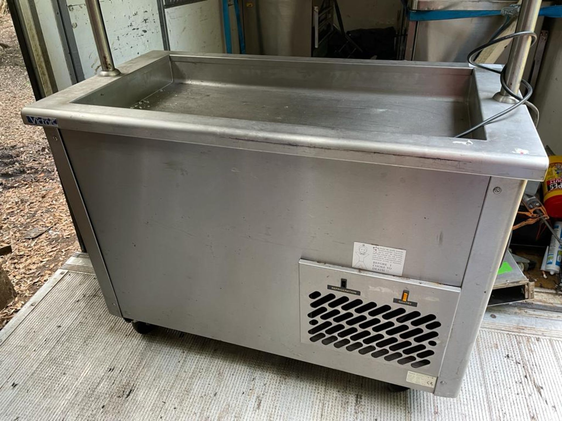 1 x Victor JPS5-1F Mobile Salad Chill Server Unit - 1200mm - CL667 - Location: Brighton, Sussex,