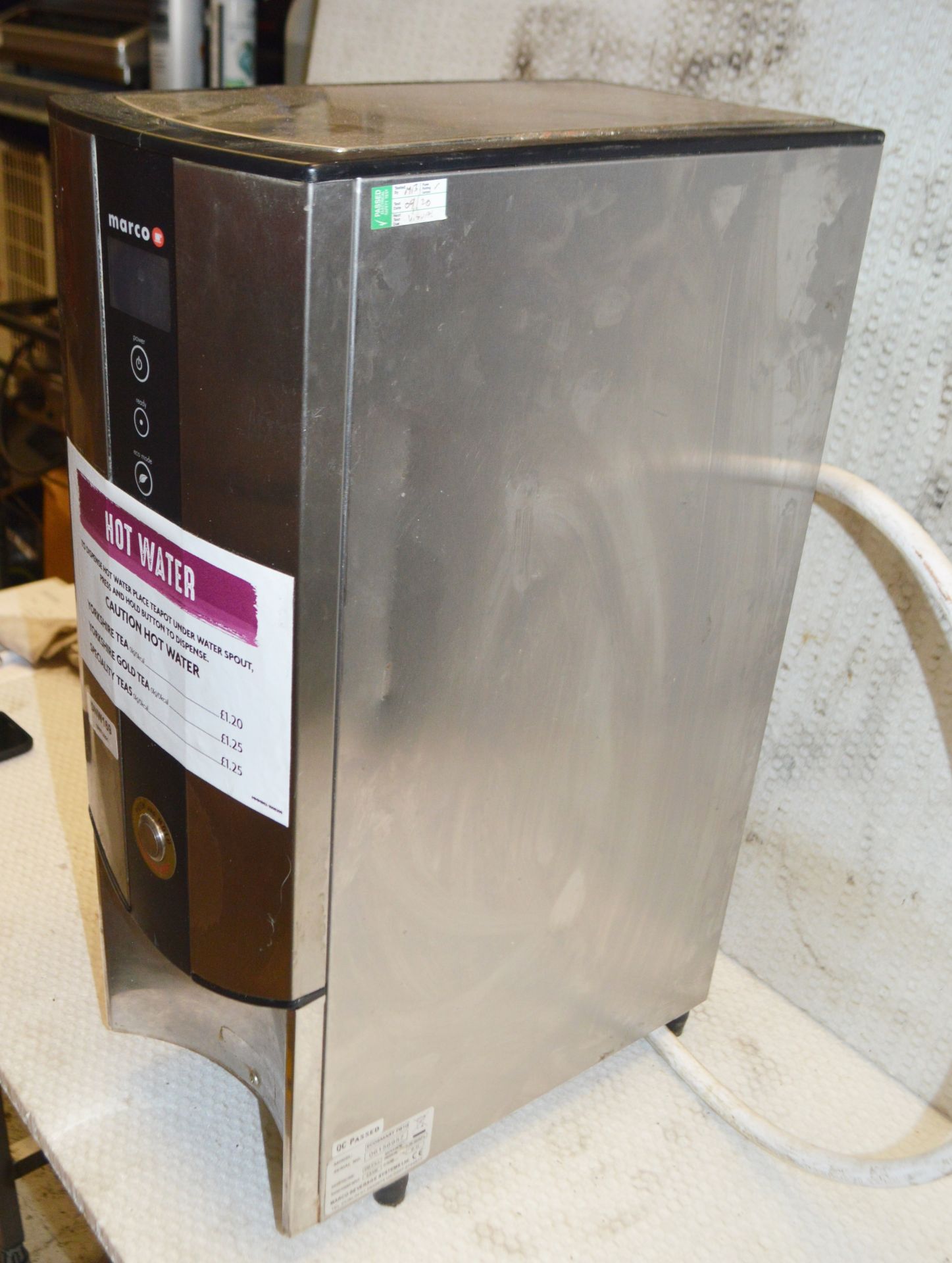 1 x Marco Eco Smart Boiling Hot Water Dispenser Model:Ecosmart PB10  - Mains Water Feed - Recently - Image 5 of 6