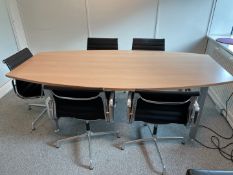 1 x Large Office/conference Table - Dimensions: W220 X D110cm - From A Working Office