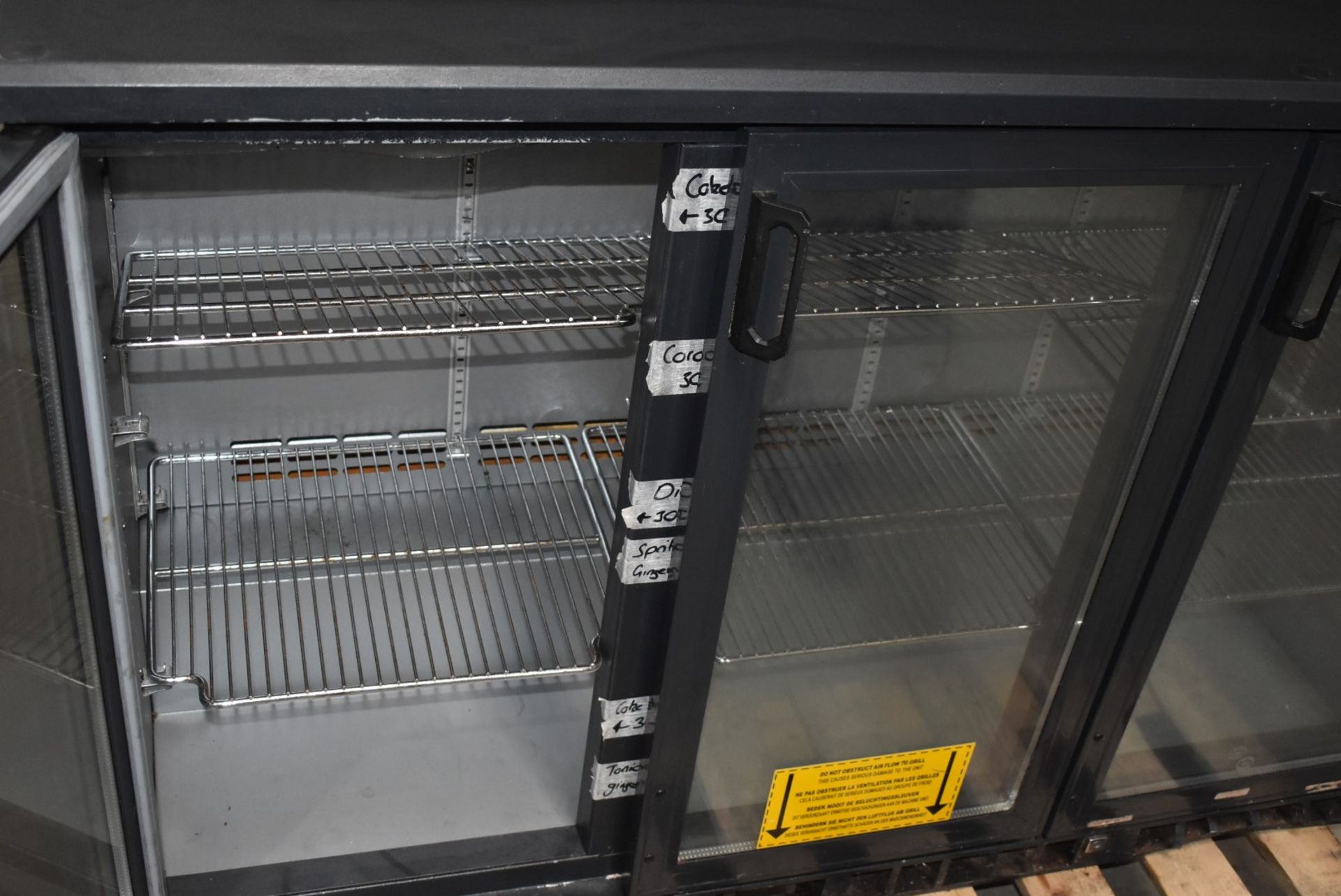 1 x Gamko Triple Door Backbar Bottle Cooler - Recently Removed From a Restaurant Environment - - Image 2 of 8