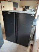 1 x Metal Office Cabinet - Dimensions: H128 X W100 X D46.5 Cm - From A Working Office