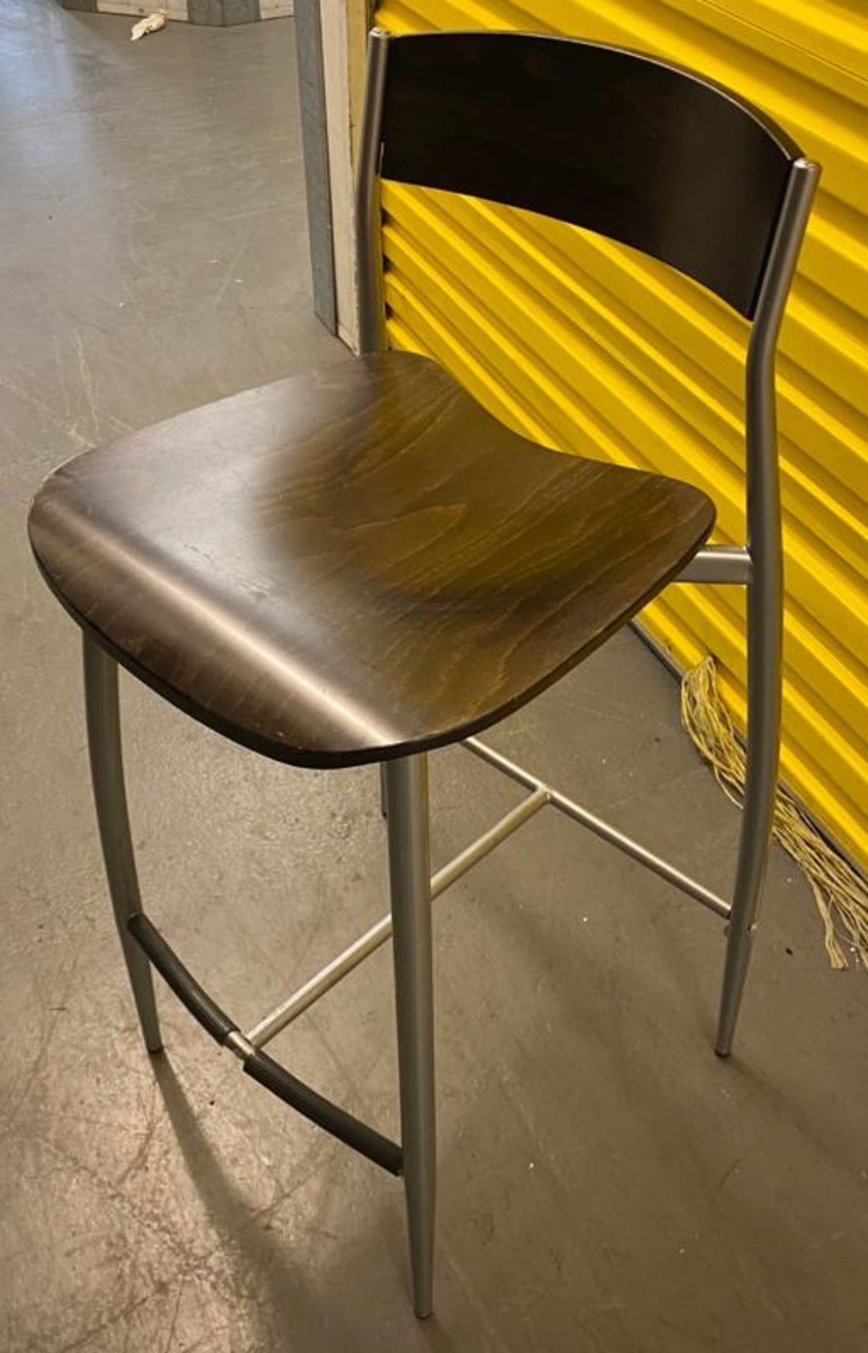 4 x Altek Bar Stools - Made in Italy - Supplied in Dark Wood - CL667 - Location: Brighton, Sussex, - Image 2 of 6