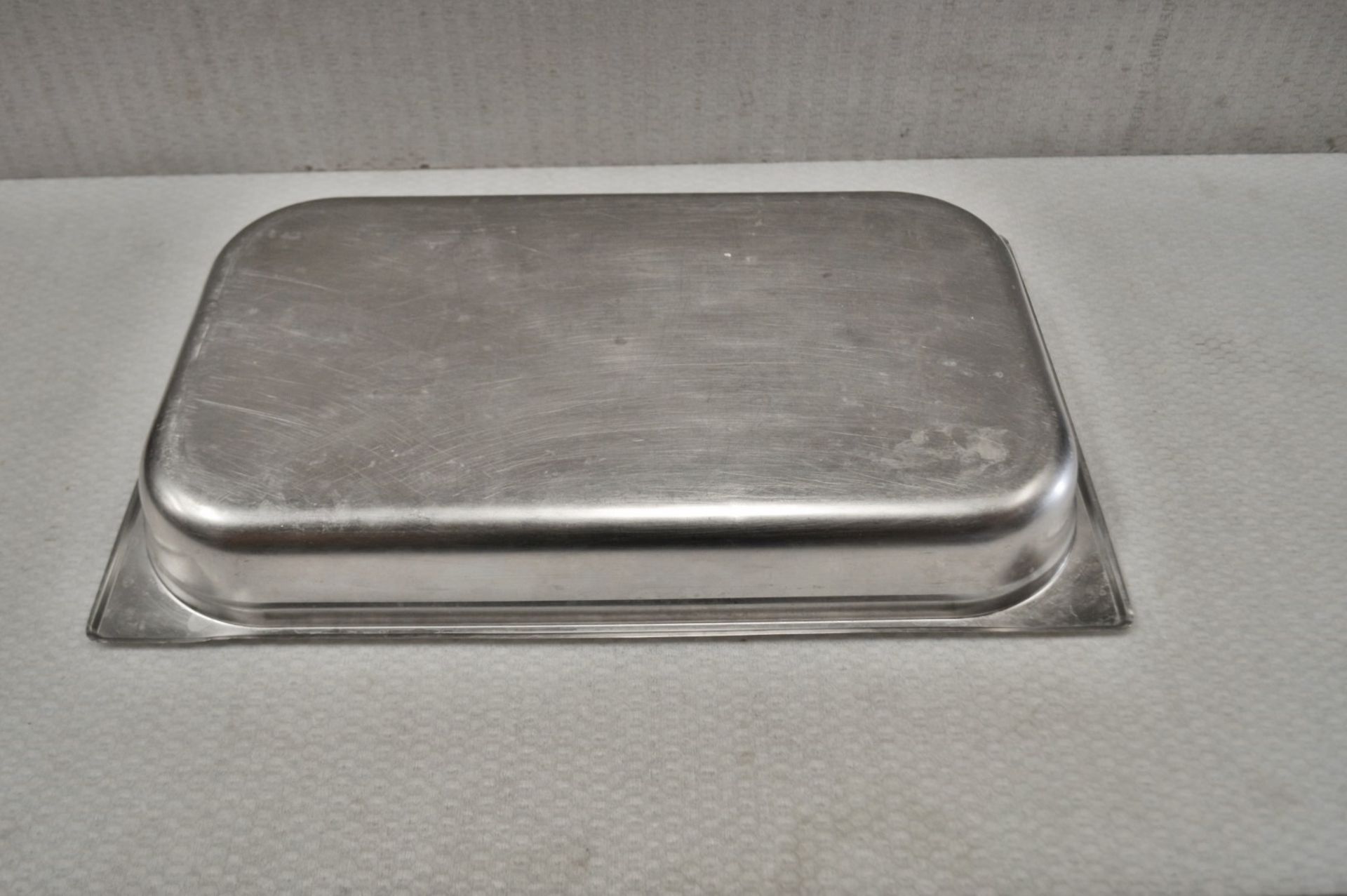 12 x Stainless Steel Gastronorm Trays - Dimensions: L53 x W32 cm - Recently Removed From A - Image 2 of 2