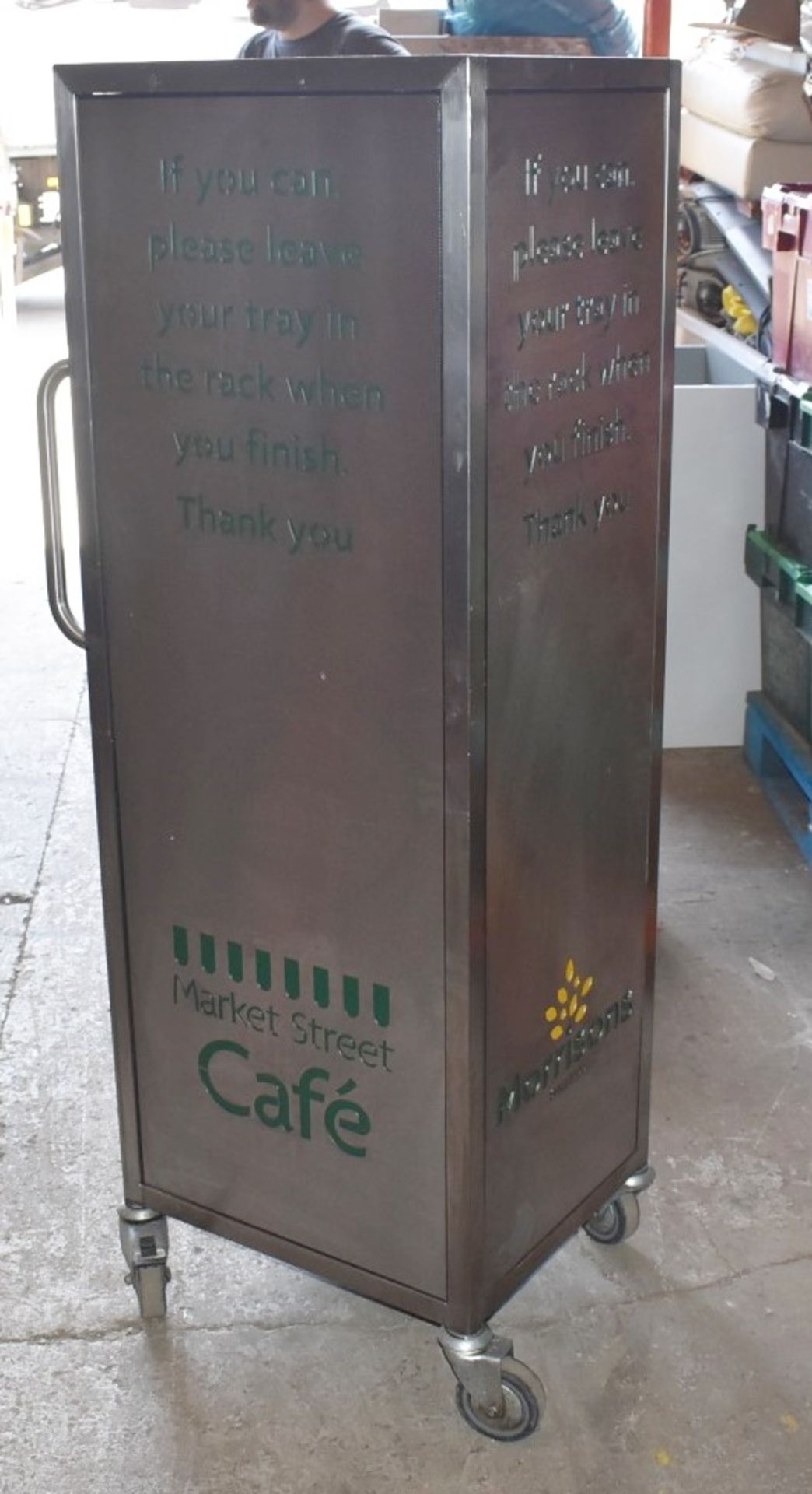 1 x Cafeteria Canteen Tray Stands With Approximately 80 x Food Trays - Recently Removed From Major S - Image 12 of 16