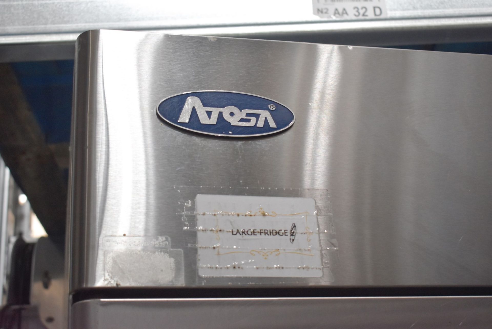 1 x Atosa Double Door Upright Refrigerator - Model MBL8960 - Recently Removed From a Restaurant - Image 6 of 12