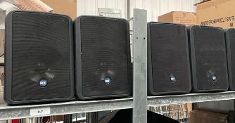 5 x RCF 175-Watt Two-Way Compact Monitor Speakers - Model Monitor 55 - RRP £624 - Ref: WH3 - CL999 -