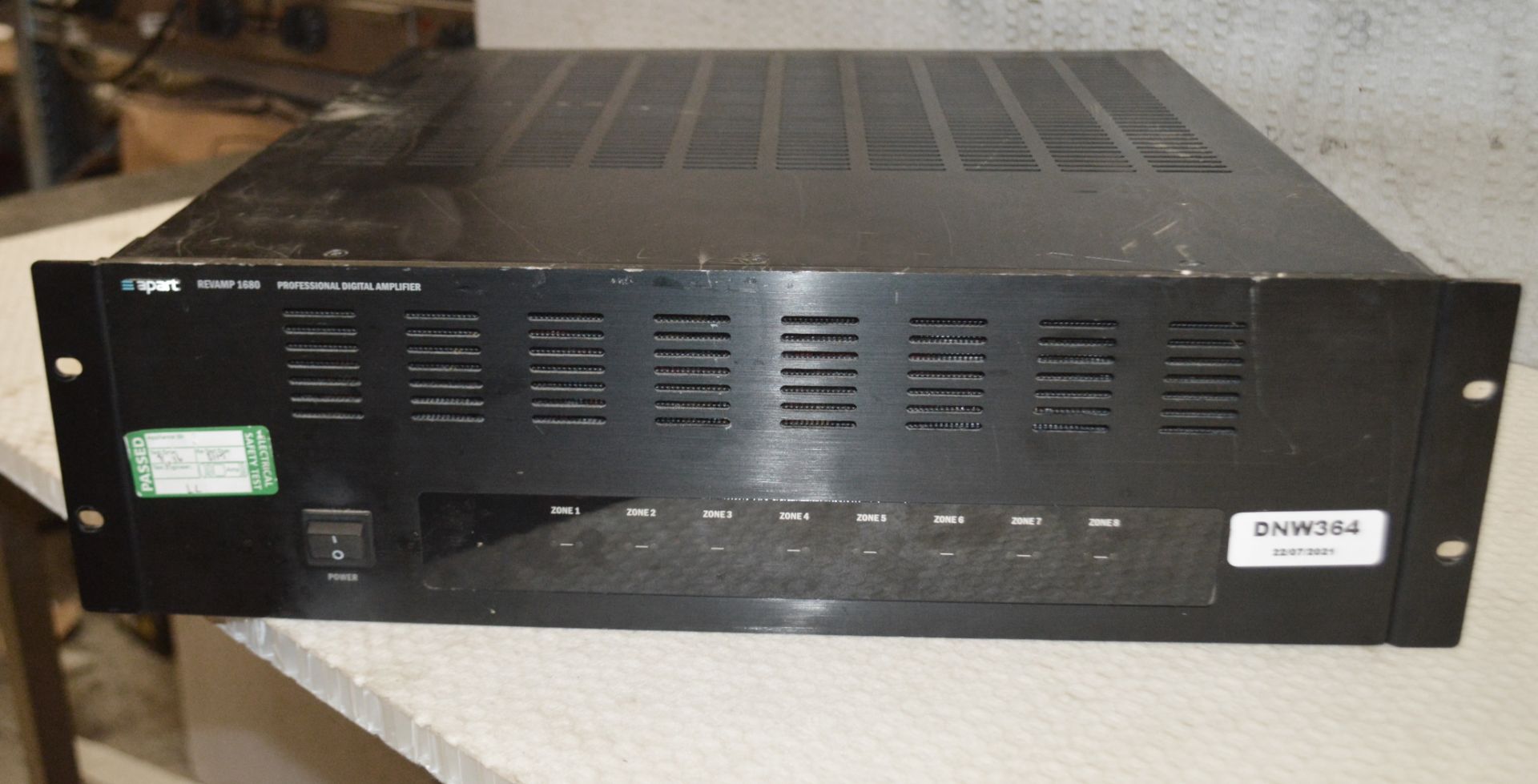 1 x Apart Audio REVAMP1680 16 Channel Power Amplifier 16 x 80W  RRP £1,400 - Recently Removed From a - Image 2 of 4