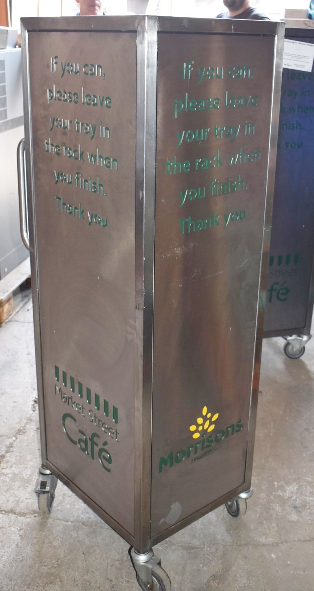 1 x Cafeteria Canteen Tray Stands With Approximately 80 x Food Trays - Recently Removed From Major S - Image 5 of 16