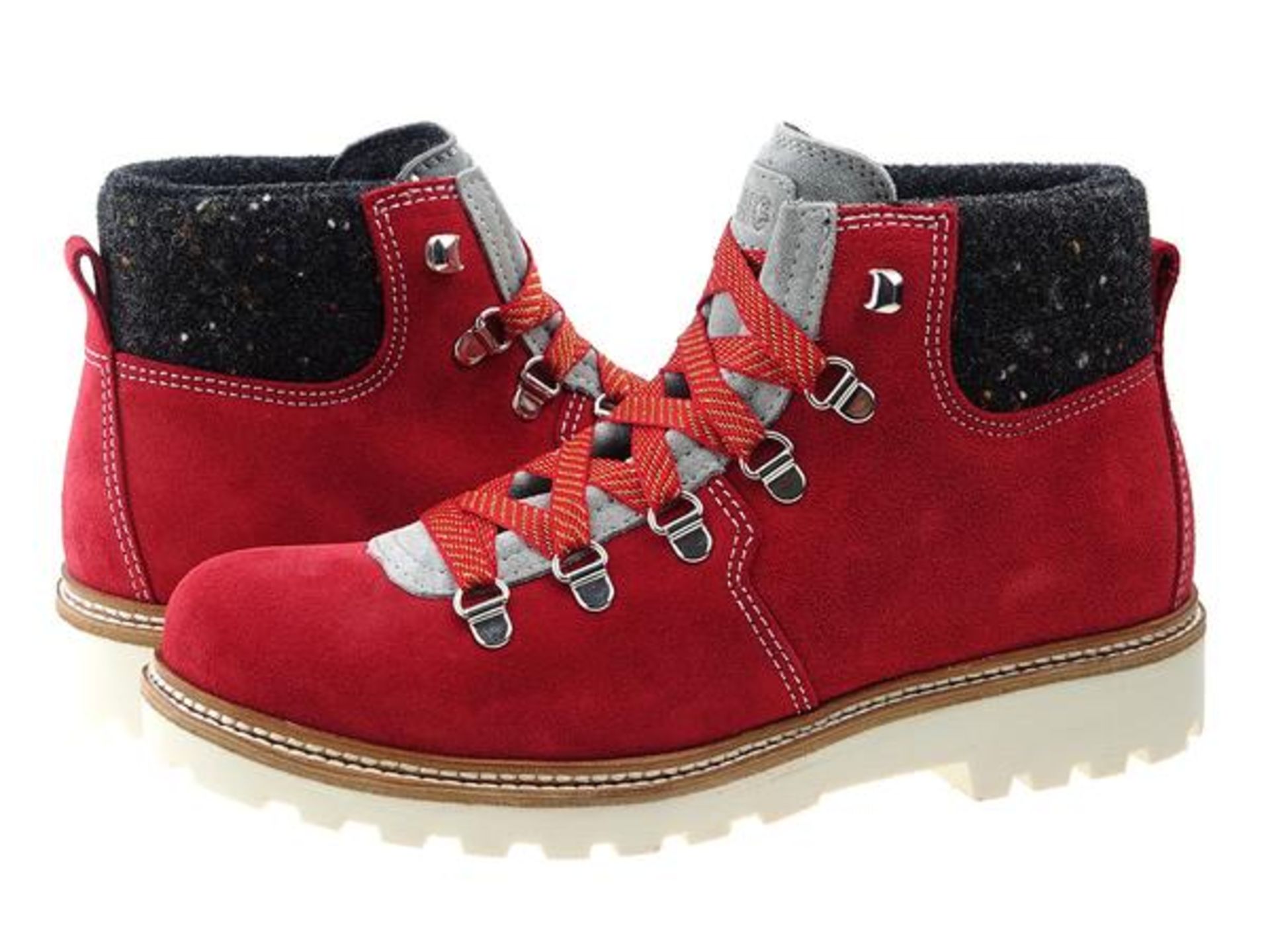 1 x Pair of Designer Olang Merano BTX 815 Rosso Women's Winter Boots - Euro Size 37 - Brand New - Image 4 of 4