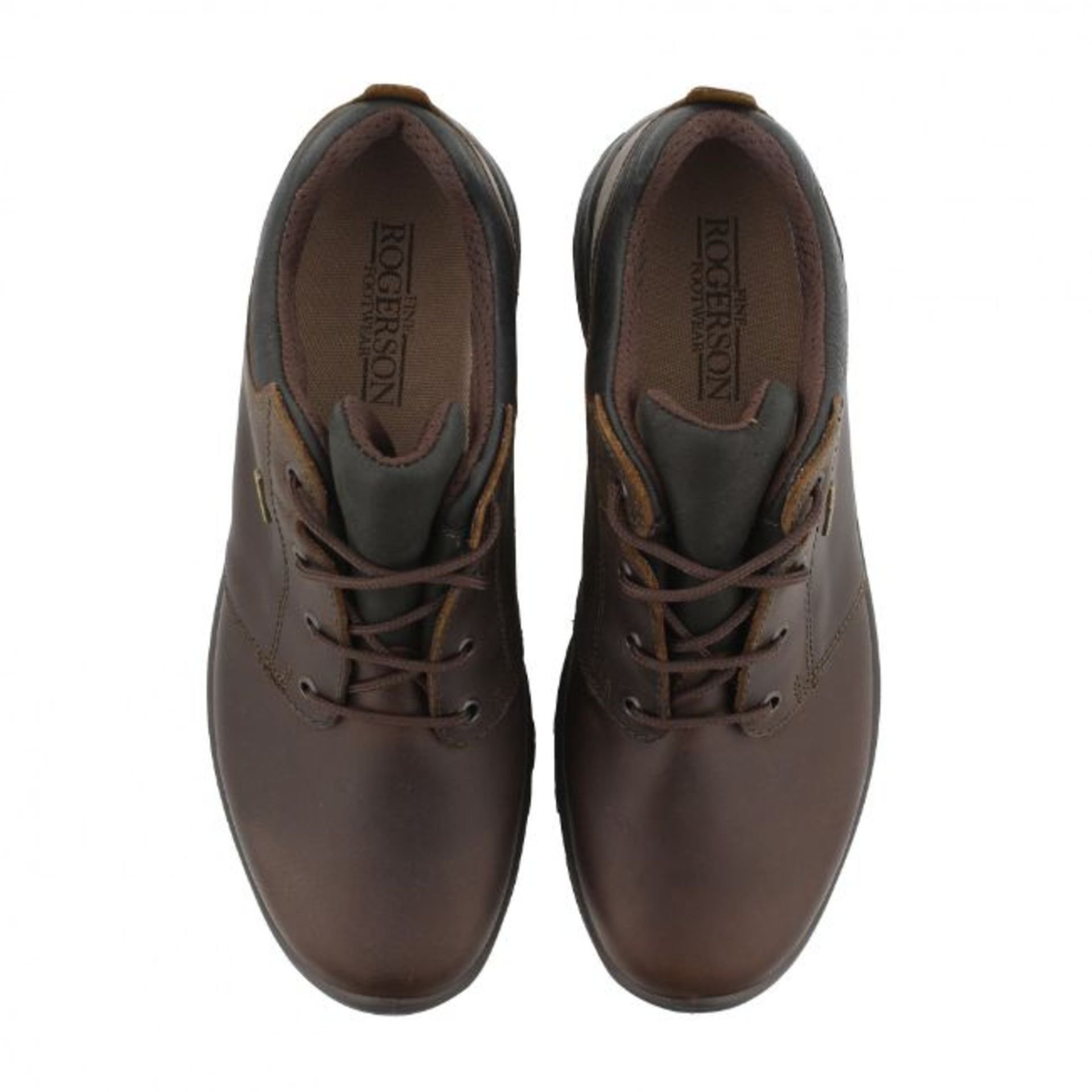 1 x Pair of Men's Grisport Brown Leather GriTex Shoes - Rogerson Footwear - Brand New and Boxed - - Image 4 of 6