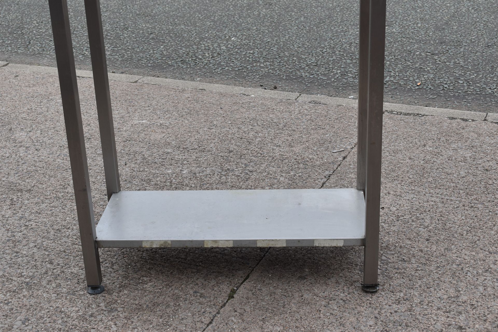 1 x Stainless Steel Three Tier Shelf Unit - Dimensions: H190 x W90 x D40 cms - Recently Removed From - Image 2 of 6