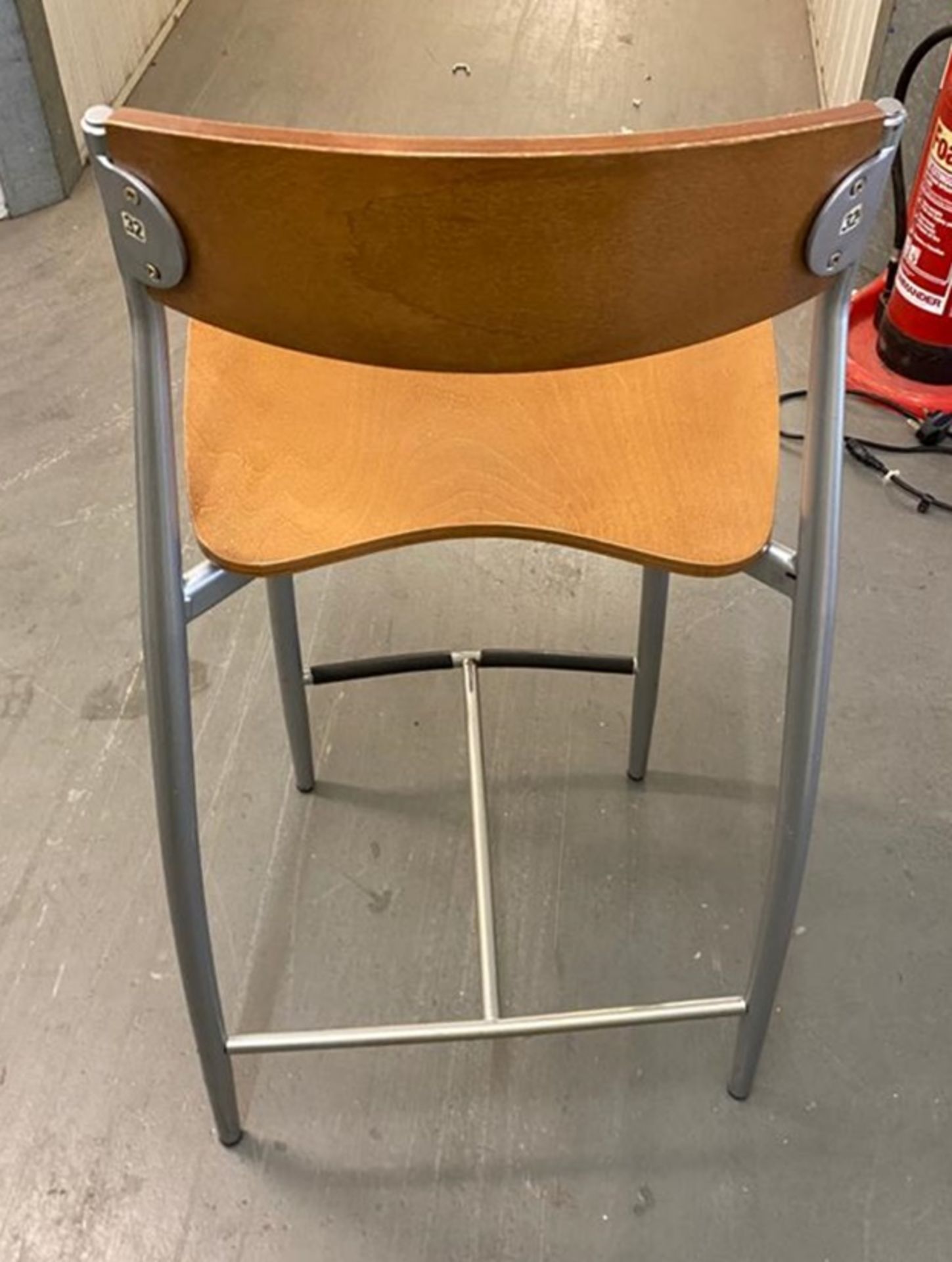 4 x Altek Bar Stools - Made in Italy - Supplied in Dark Wood - CL667 - Location: Brighton, Sussex, - Image 2 of 9