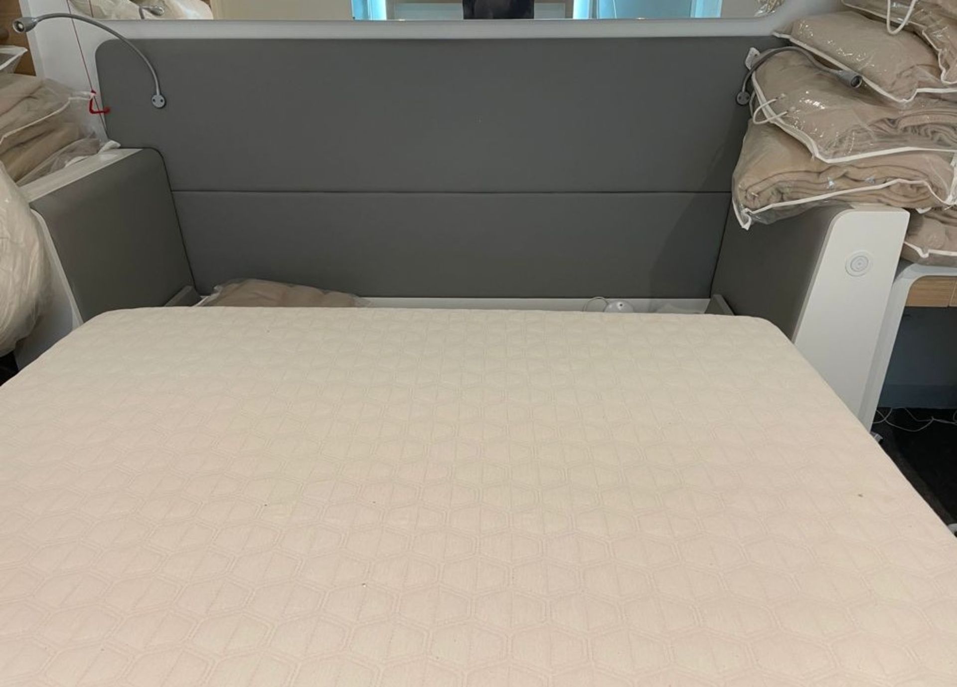 1 x Double Adjustable Space Saving Smart Bed With Serta Motion Memory Foam Mattress! - Image 11 of 11