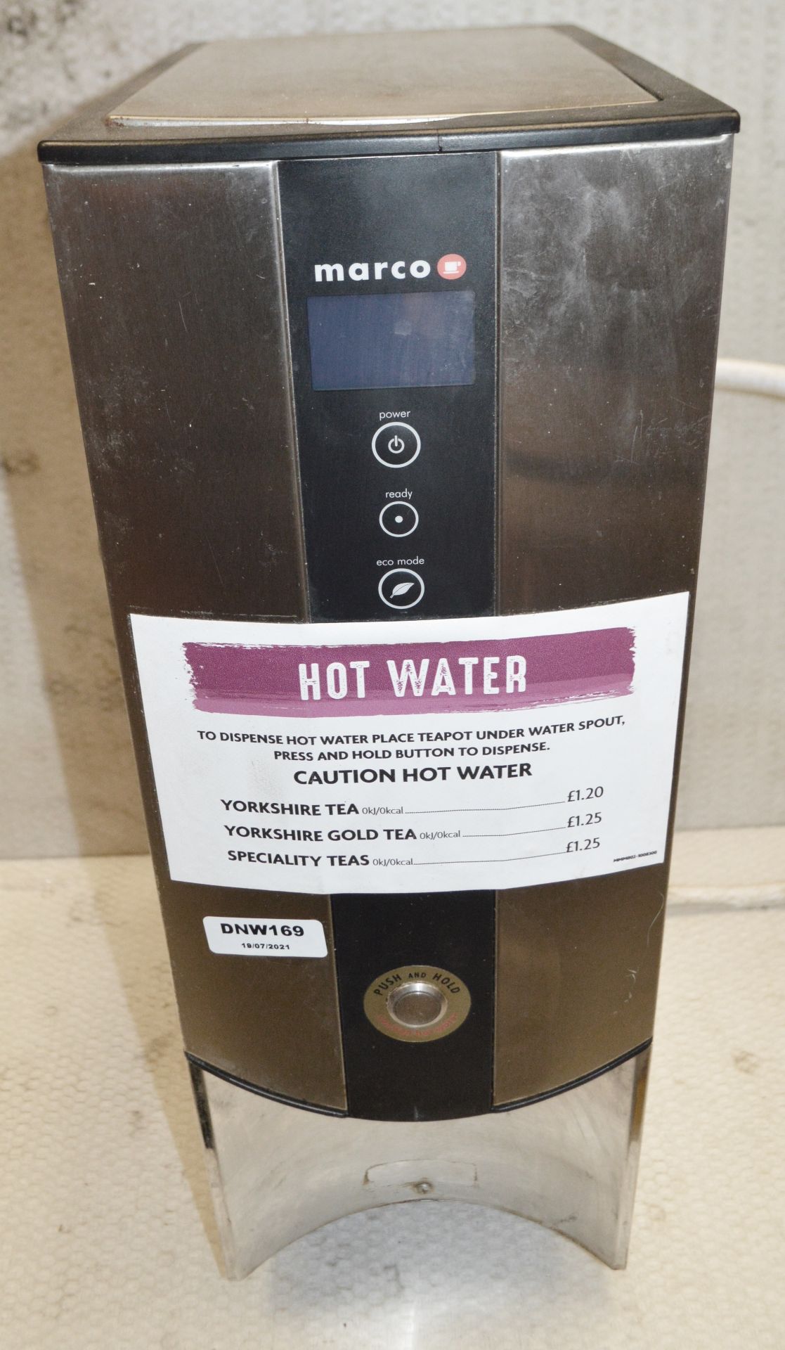 1 x Marco Eco Smart Boiling Hot Water Dispenser Model:Ecosmart PB10  - Mains Water Feed - Recently - Image 3 of 6