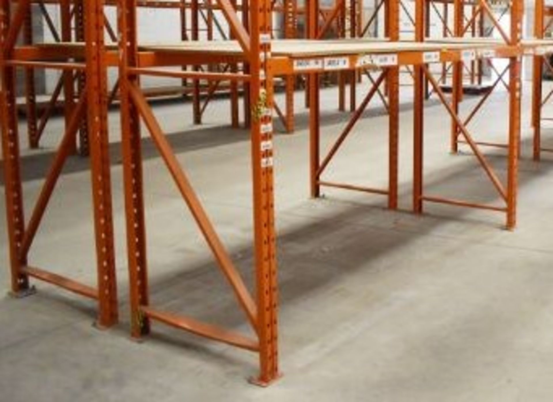 3 x Bays of RediRack Warehouse Shelf Racking - Lot Includes 4 x Uprights and 12 x Crossbeams - - Image 2 of 2