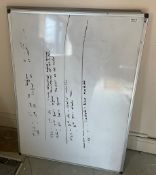 4 x Shield Whiteboards - Dimensions: H90 X W120 Cm - From A Working Office Environment - CL680 -