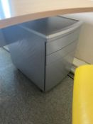 3 x Grey Metal Office File Cabinets - Dimensions: H57 X W40 X D56cm - From A Working Office