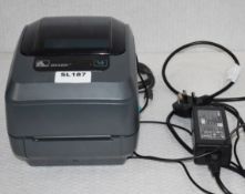 1 x Zebra GK420T 203dpi Desktop Label Printer - RRP £376