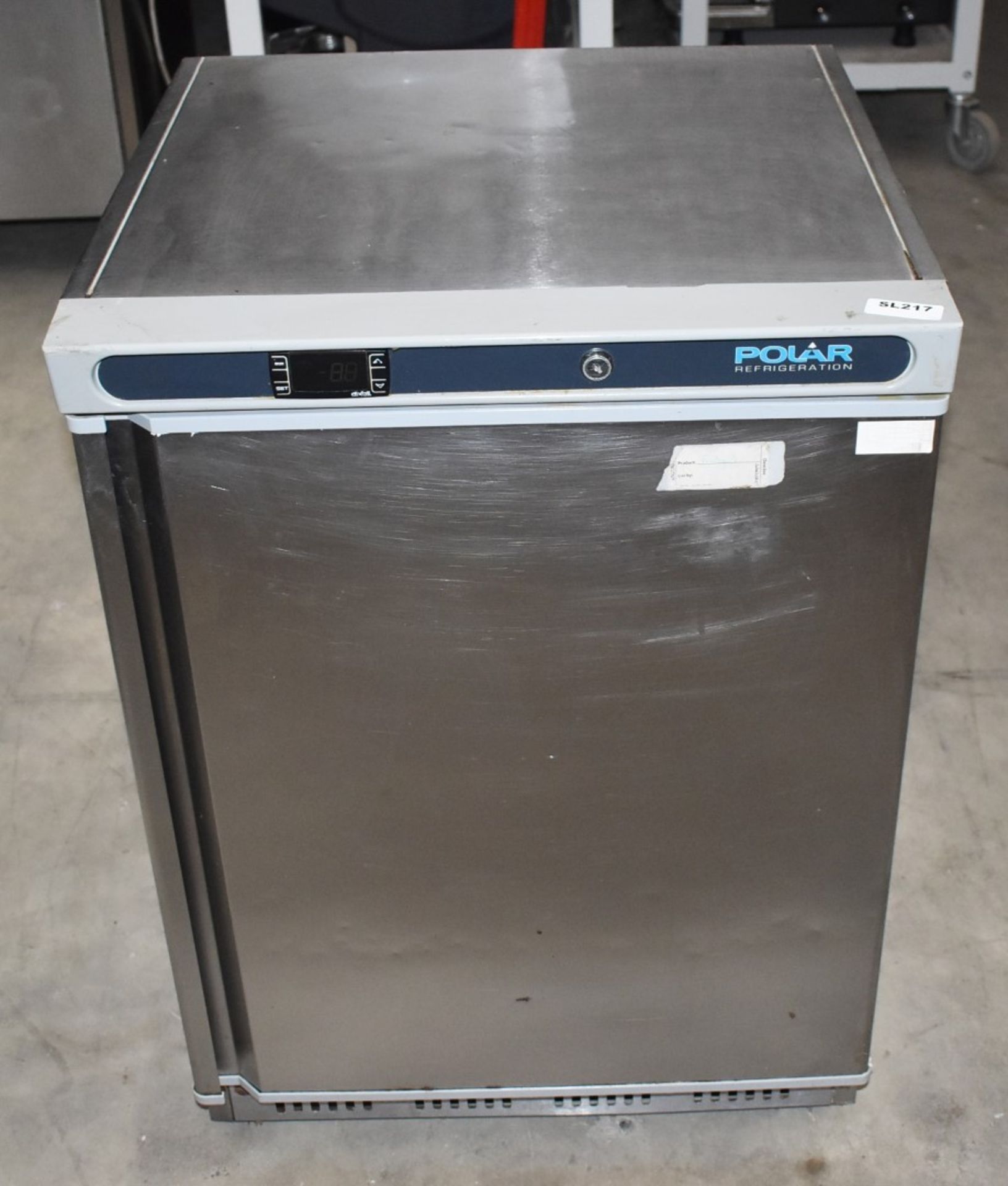 1 x Polar CD080 Undercounter Stainless Steel Fridge - Recently Removed From a Restaurant Environment