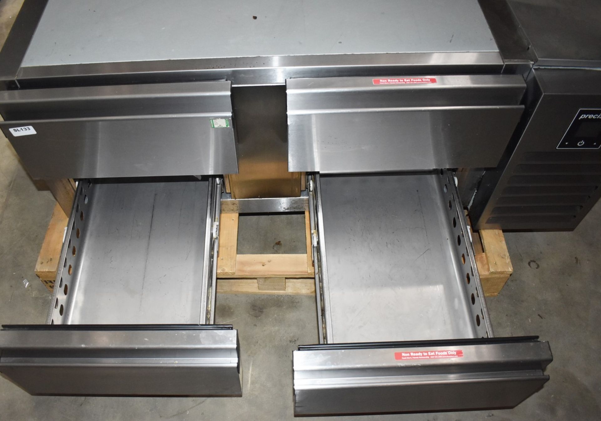 1 x Precision HUBC 411 Stainless Steel Under Broiler Counter Refrigerator - Recently Removed From - Image 7 of 9