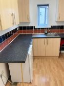 Contents Of 2 x Staff Kitchens Consisting Of Cabinets And Laminate Worktops - From An Executive