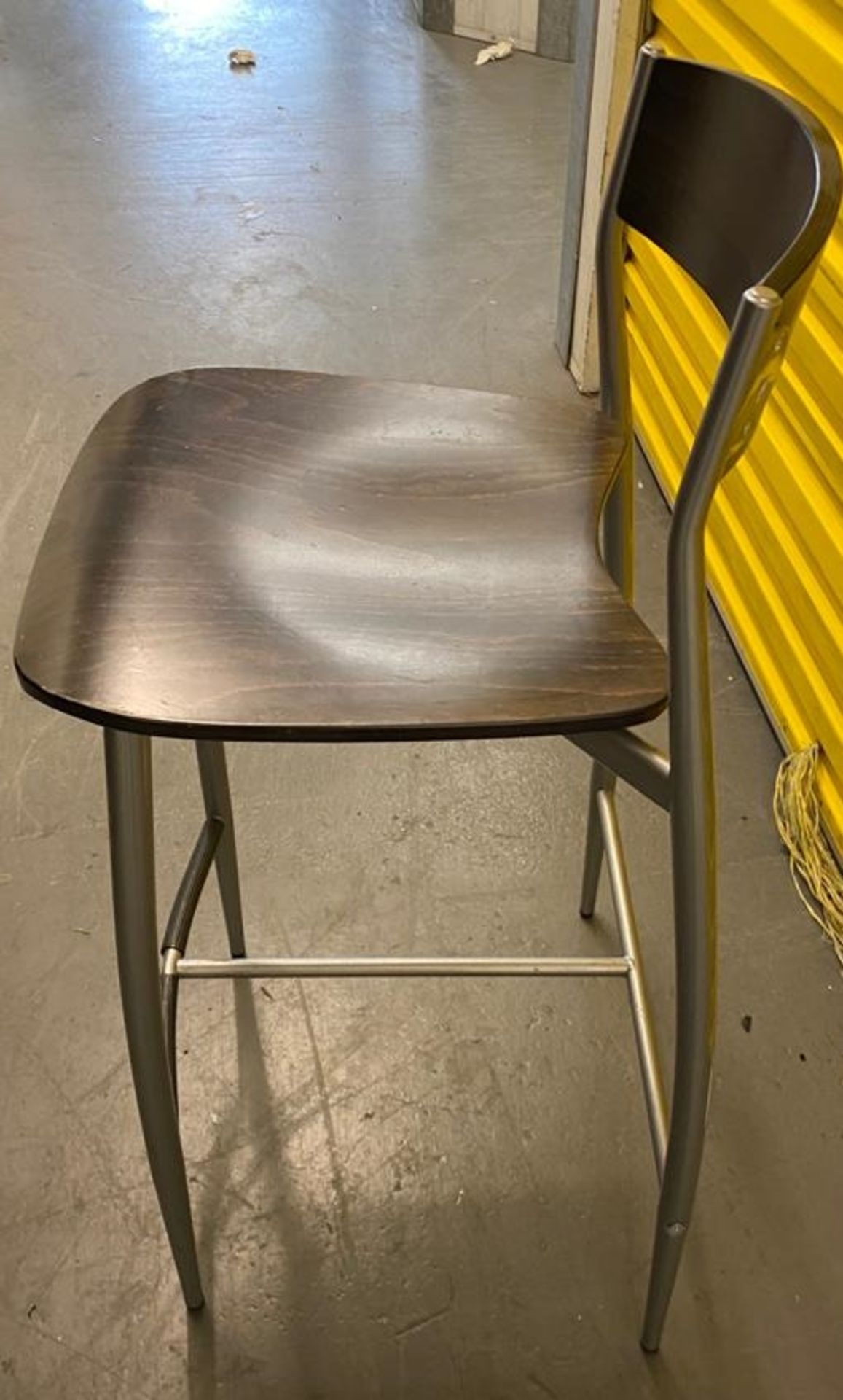 4 x Altek Bar Stools - Made in Italy - Supplied in Dark Wood - CL667 - Location: Brighton, Sussex, - Image 9 of 9
