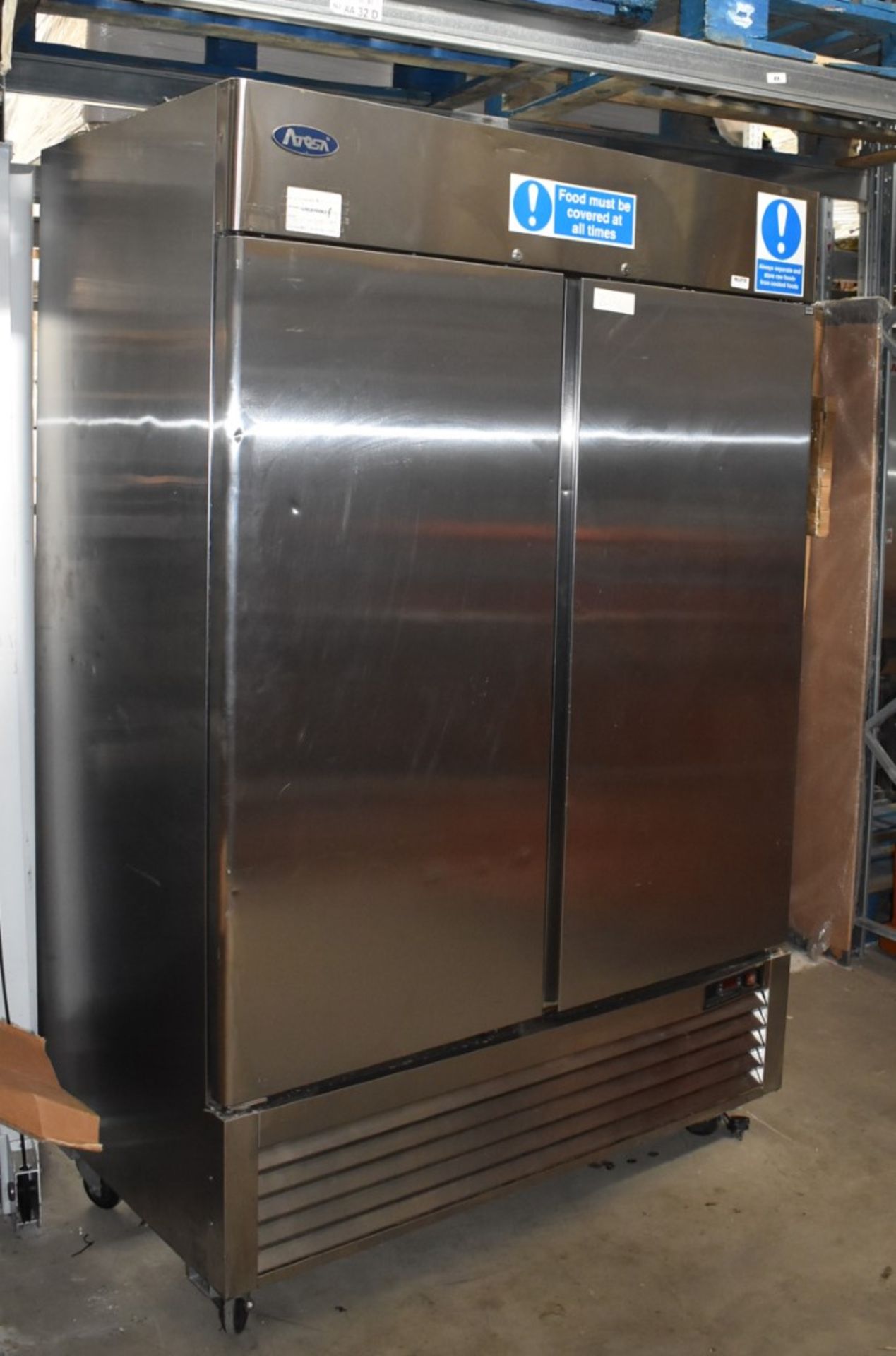 1 x Atosa Double Door Upright Refrigerator - Model MBL8960 - Recently Removed From a Restaurant - Image 4 of 12