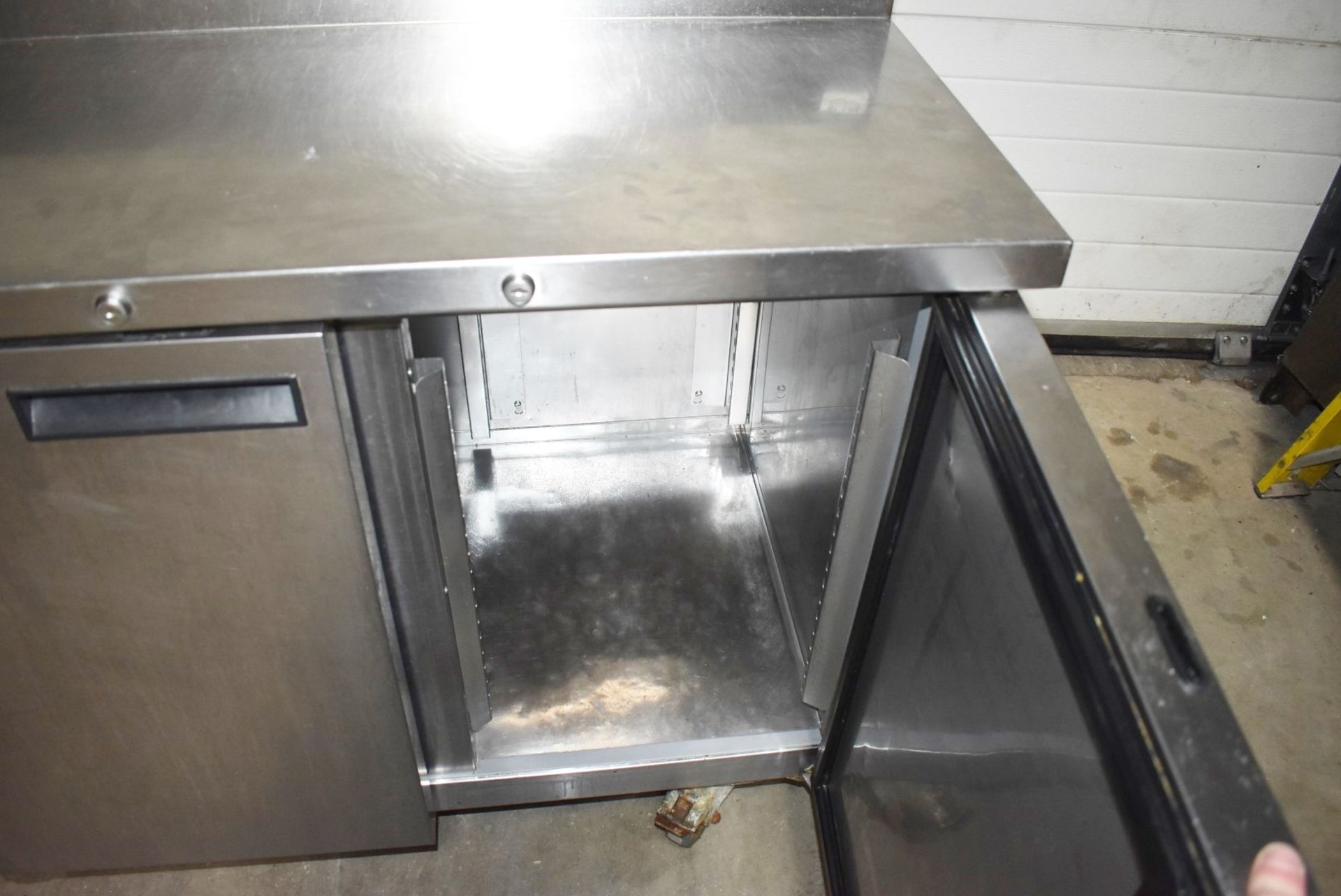 1 x Precision Three Door Countertop Refrigerator With Pizza / Salad Prep Topper and Stainless - Image 4 of 14