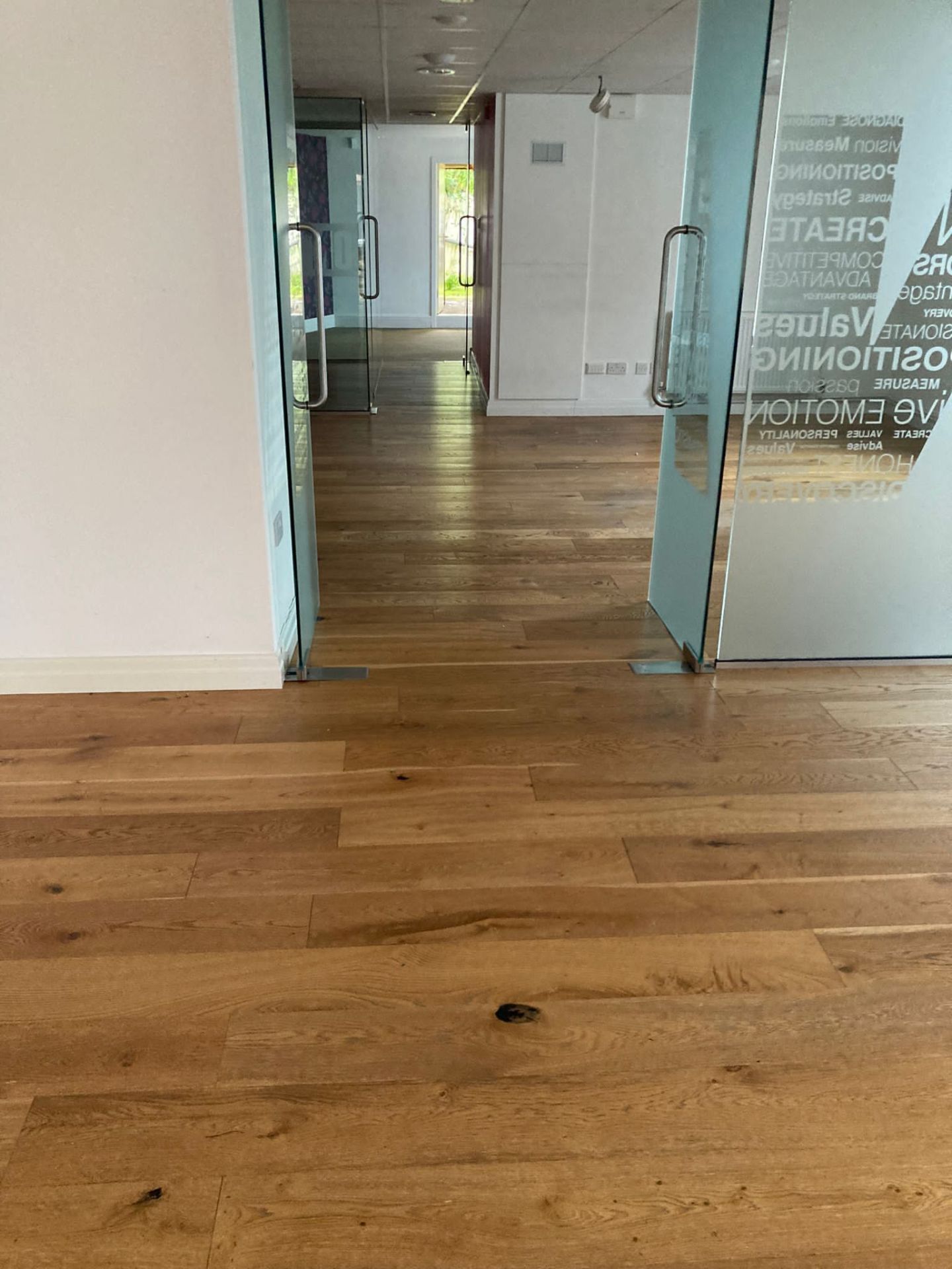 Approxamately 80 Squared Meters Of Oak Engineered Flooring - To Be Removed From An Executive