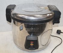 1 x Buffalo J300 Commercial Rice Cooker - RRP £275 - Rice Capacity 20Ltr Cooked or 9Ltr Dry -