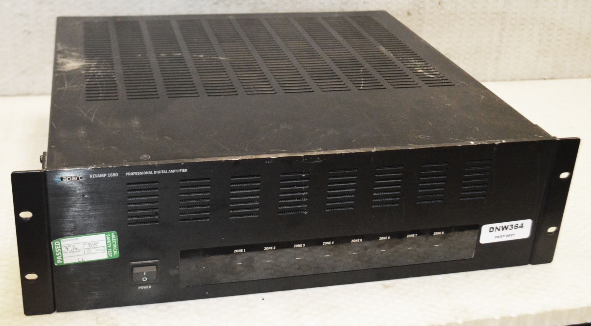 1 x Apart Audio REVAMP1680 16 Channel Power Amplifier 16 x 80W  RRP £1,400 - Recently Removed From a