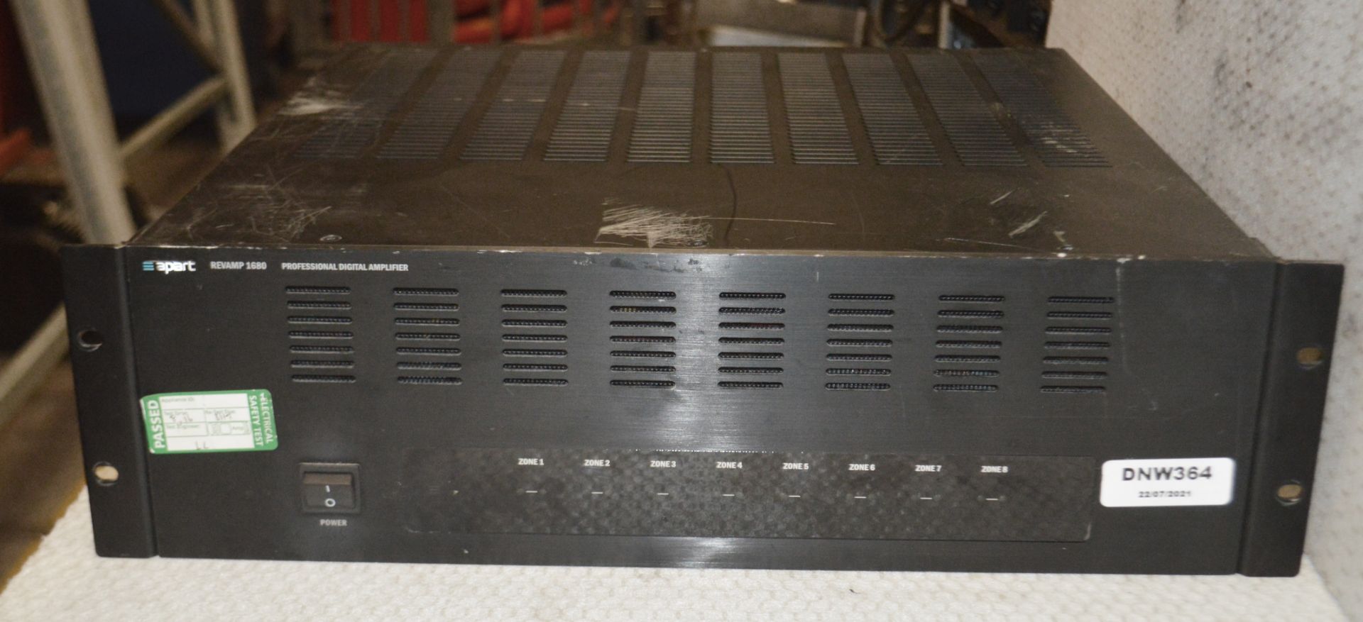 1 x Apart Audio REVAMP1680 16 Channel Power Amplifier 16 x 80W  RRP £1,400 - Recently Removed From a - Image 3 of 4