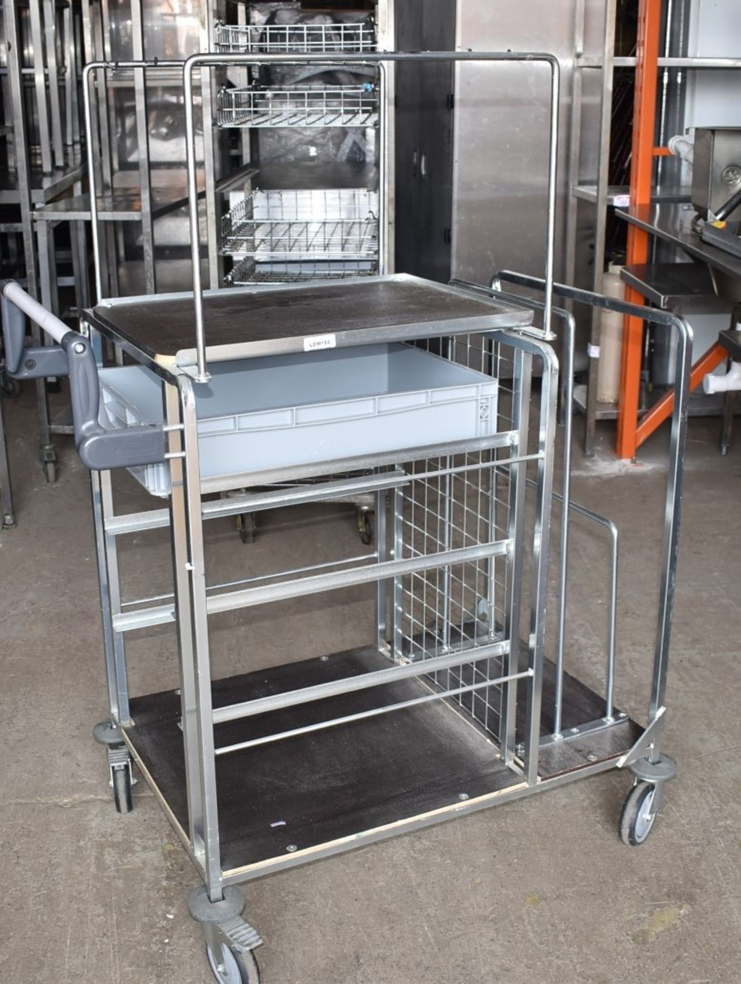 1 x Pickers Warehouse Trolley - Dimensions: H106 x W100 x D60 cms - Recently Removed From Major