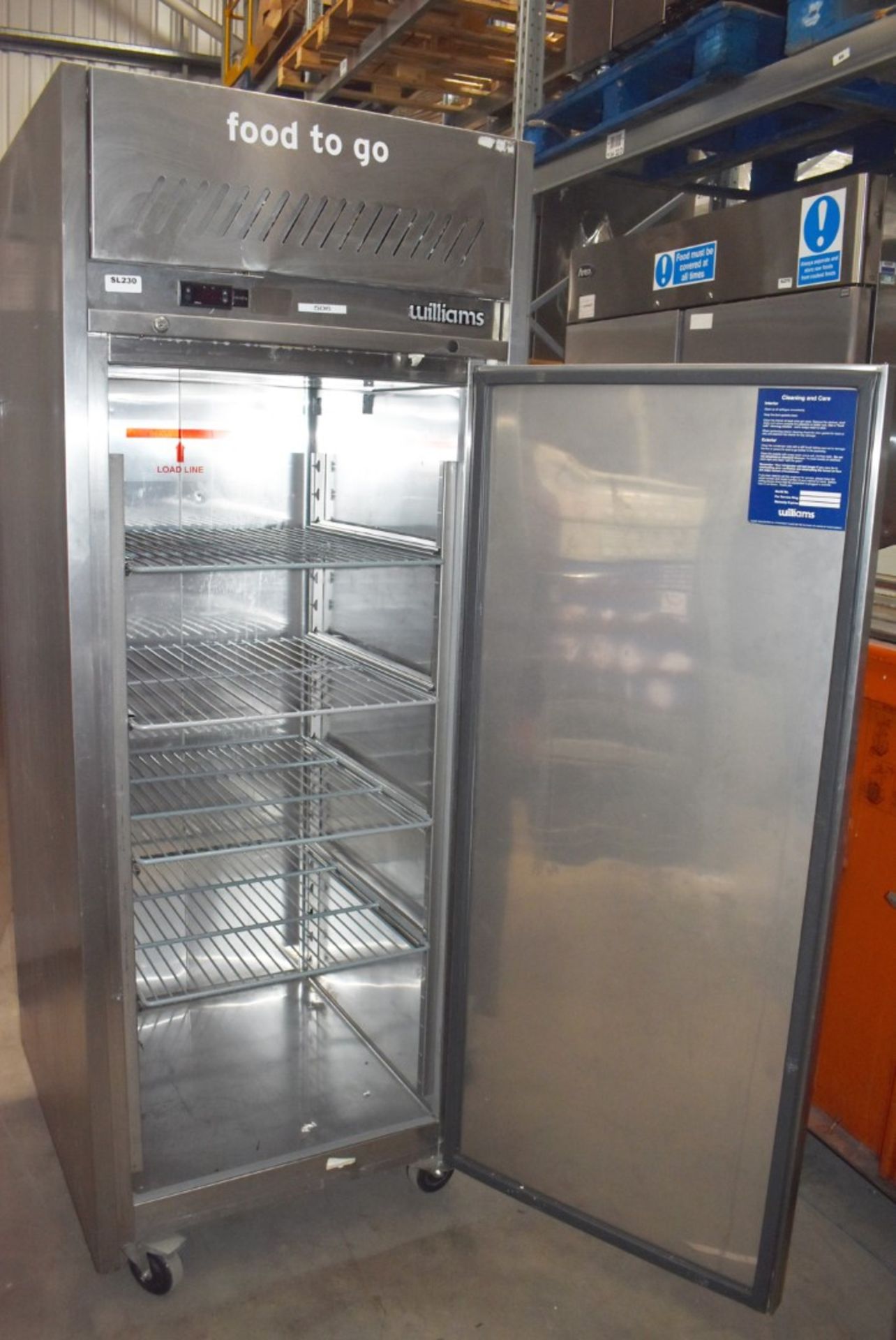 1 x Williams Jade LJ1SA Single Door Upright Gastro Freezer - 620L Capacity - RRP £1,955 - Recently - Image 7 of 12