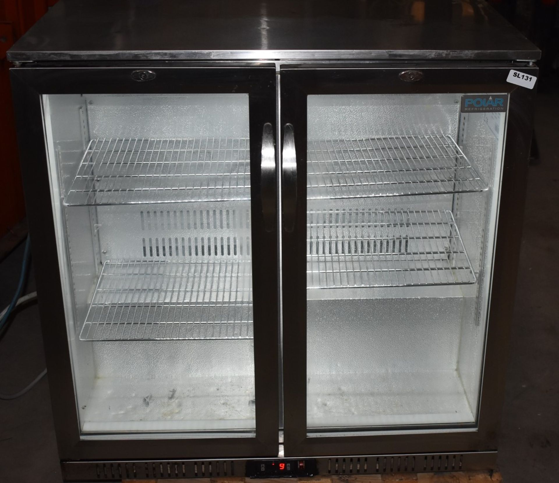 1 x Polar GL008 G Series Double Door Backbar Bottle Cooler With LED Lighting - RRP £780 - CL011 - - Image 12 of 12