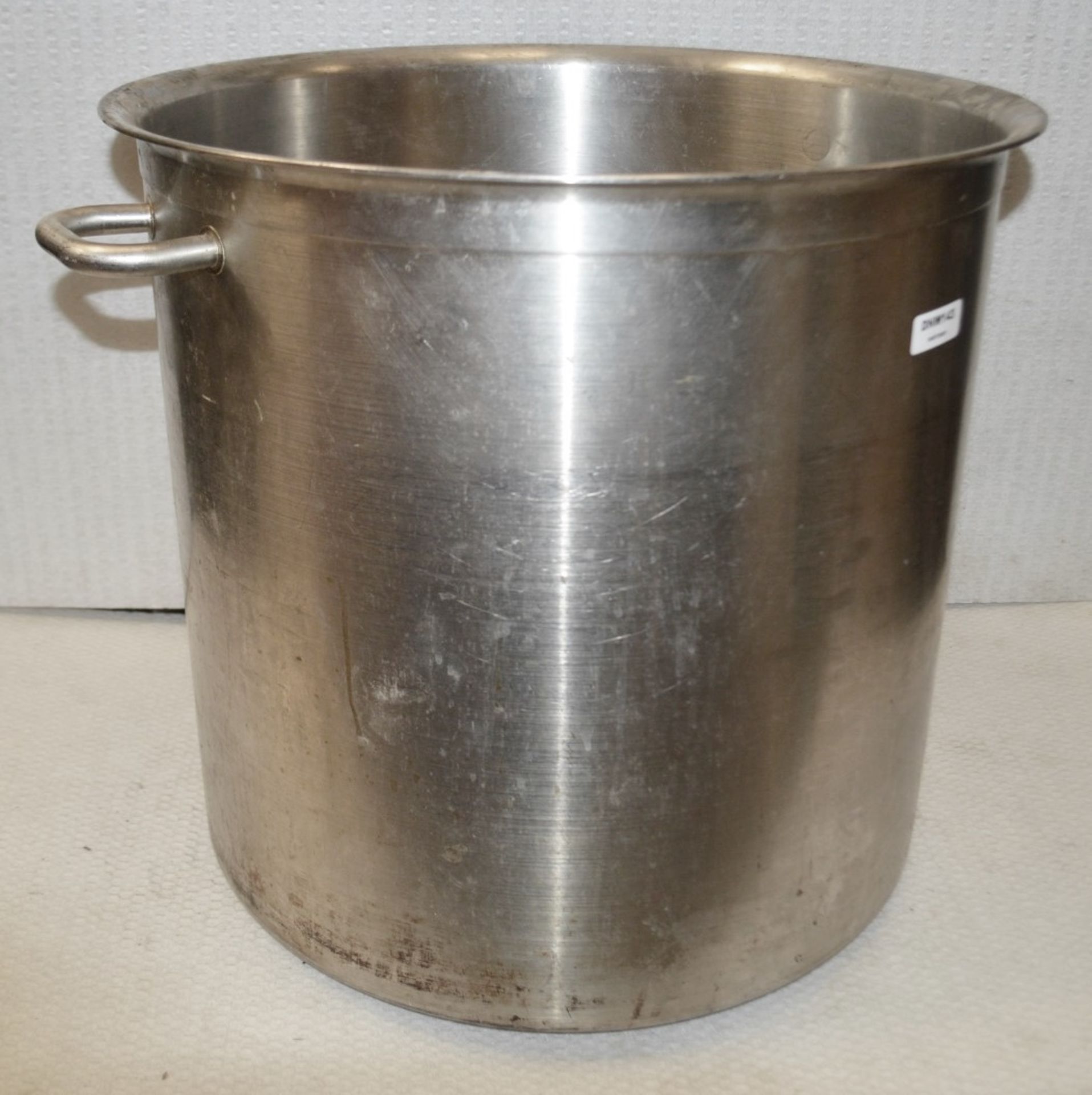 1 x Large Stainless Steel Cooking Pan - Dimensions: L54 x W54 x D50cm - Recently Removed From a - Image 3 of 3