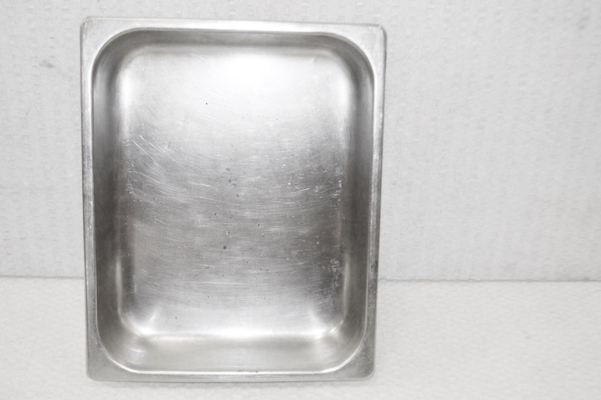 12 x Stainless Steel Gastronorm Trays - Dimensions: L32.5 x W16.5cm - Recently Removed From a - Image 3 of 3