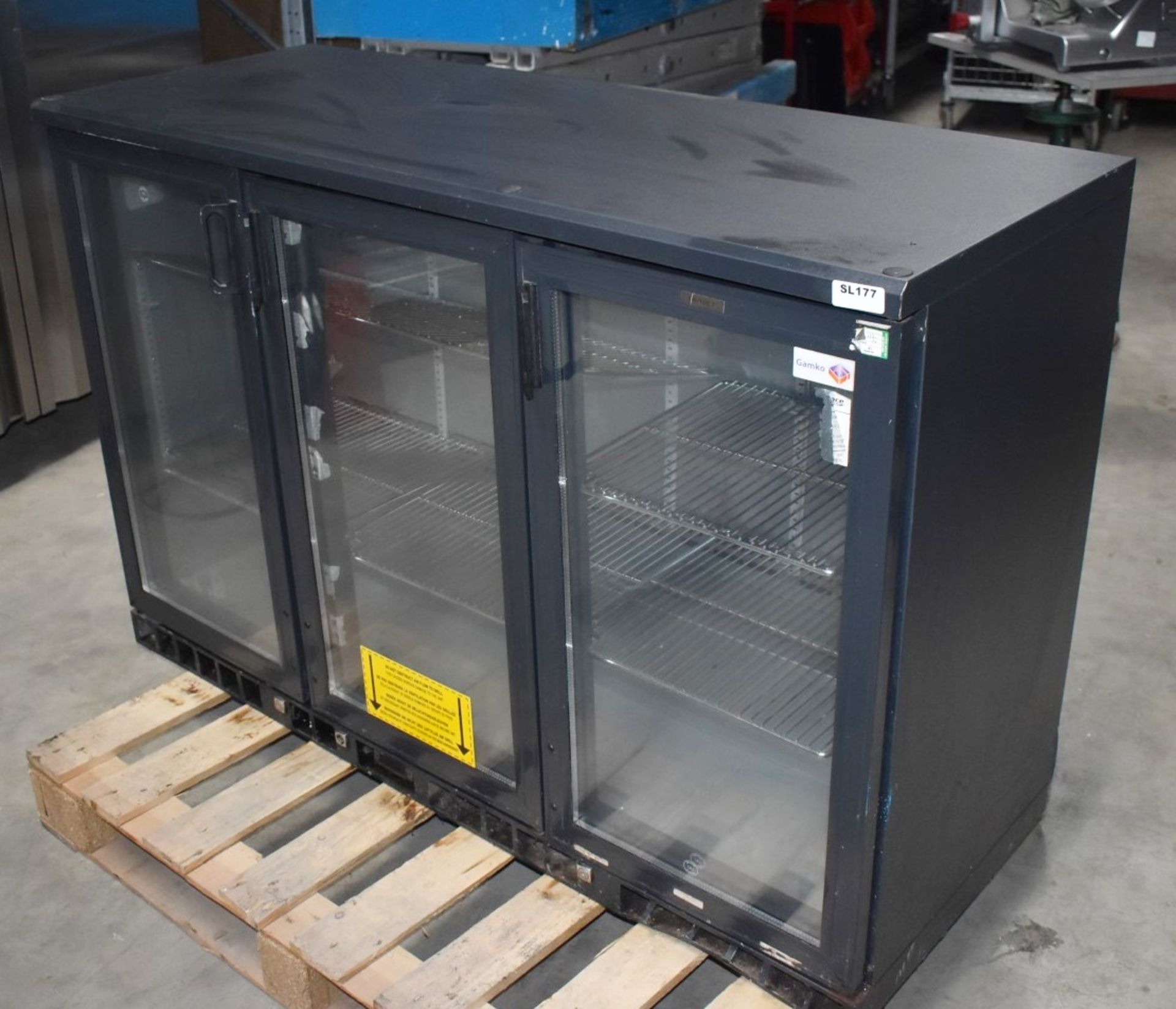 1 x Gamko Triple Door Backbar Bottle Cooler - Recently Removed From a Restaurant Environment - - Image 5 of 8