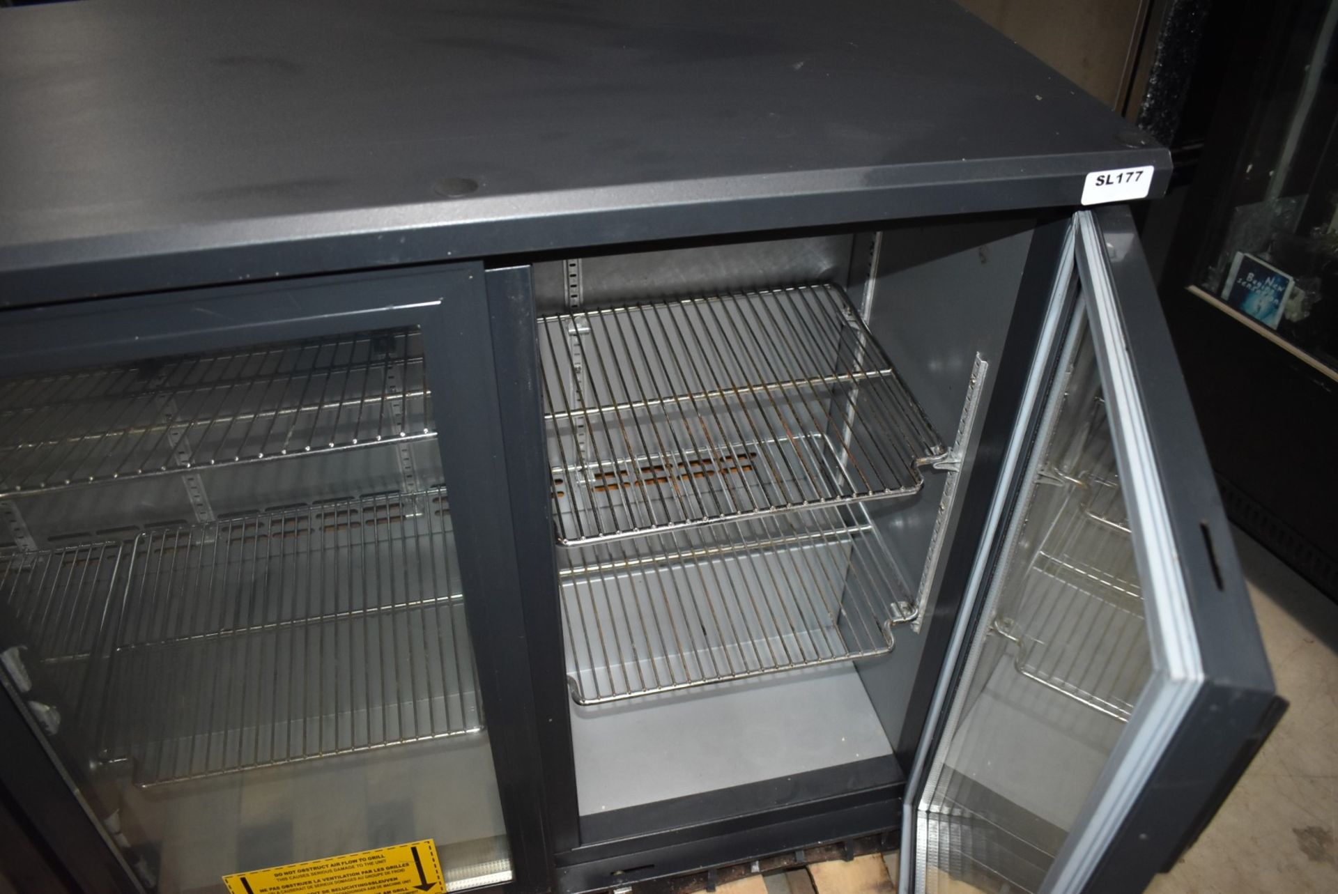 1 x Gamko Triple Door Backbar Bottle Cooler - Recently Removed From a Restaurant Environment - - Image 4 of 8