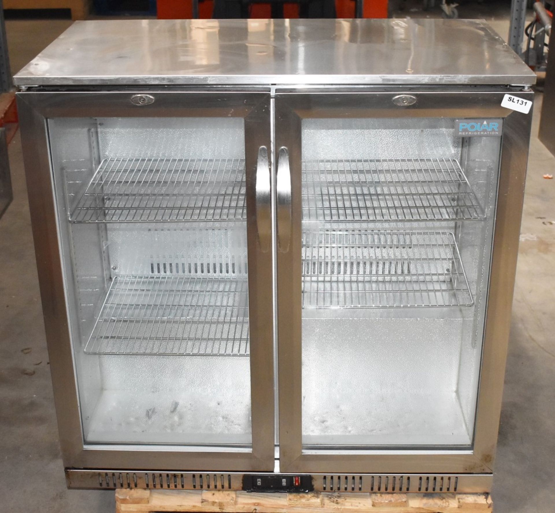 1 x Polar GL008 G Series Double Door Backbar Bottle Cooler With LED Lighting - RRP £780 - CL011 - - Image 2 of 12