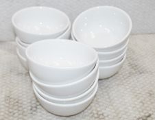 30 x Porcelite 11cm rice bowls - Recently Removed From A Commercial Restaurant Environment - CL011 -