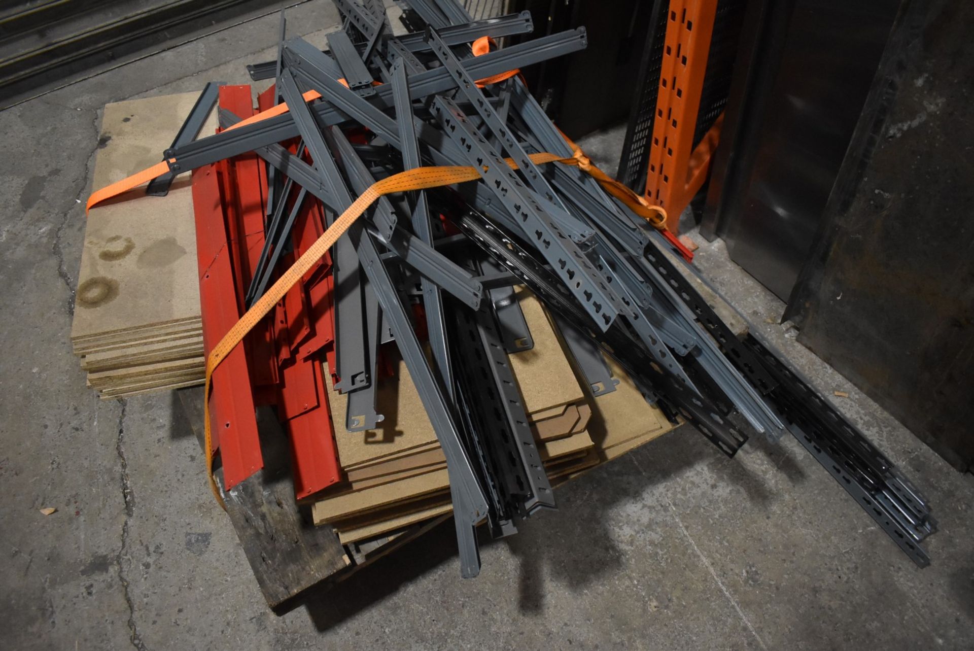 Collection of Boltless Garage / Warehouse Shelving With Wooden Shelves - Dismantled Ready for - Image 4 of 8