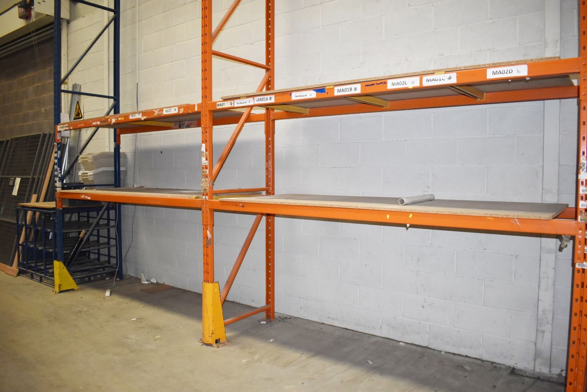 4 x Bays of RediRack Warehouse Pallet Racking - Lot Includes 5 x Uprights and 26 x Crossbeams - - Image 5 of 7