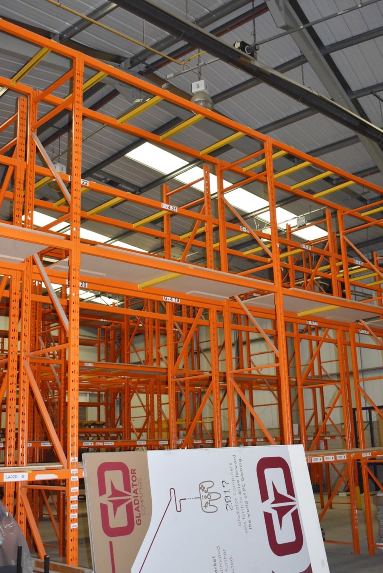 5 x Bays of RediRack Warehouse Pallet Racking - Lot Includes 6 x Uprights and 30 x Crossbeams - - Image 3 of 5